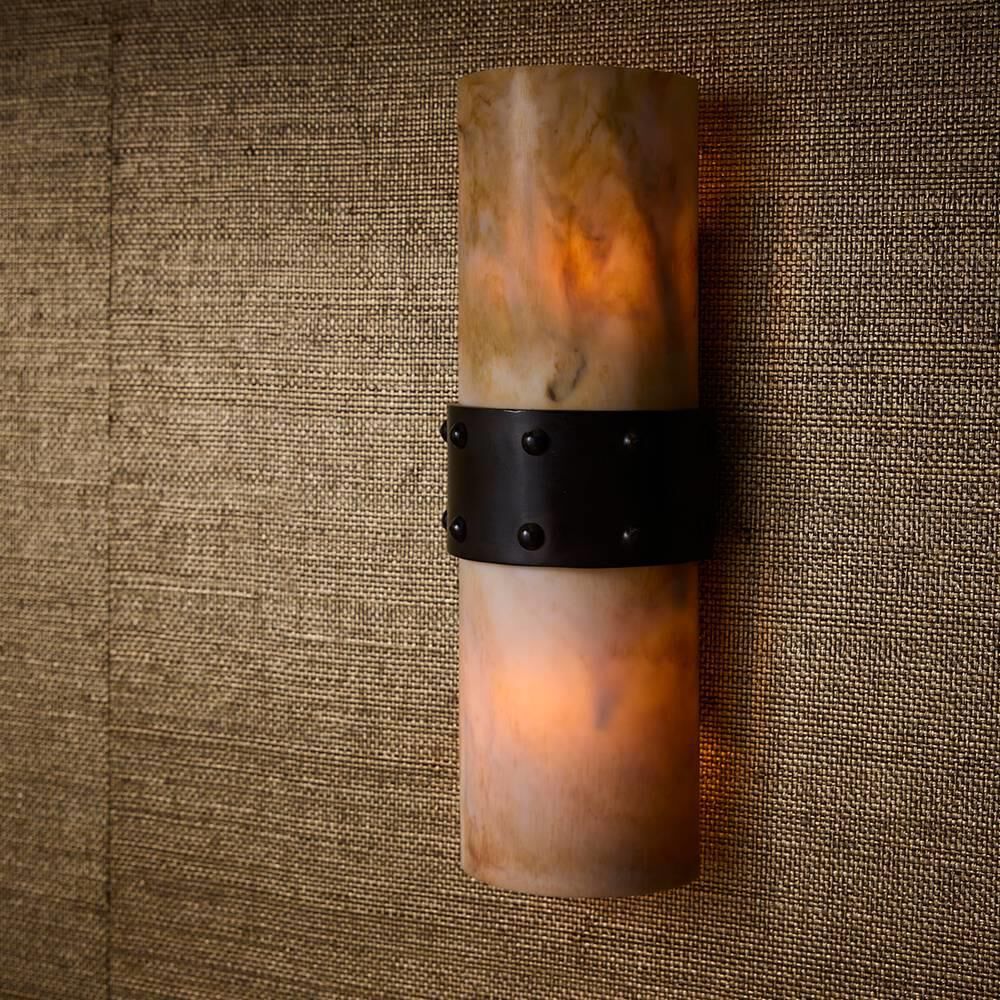 Shown in Ivory and Blackened Iron finish