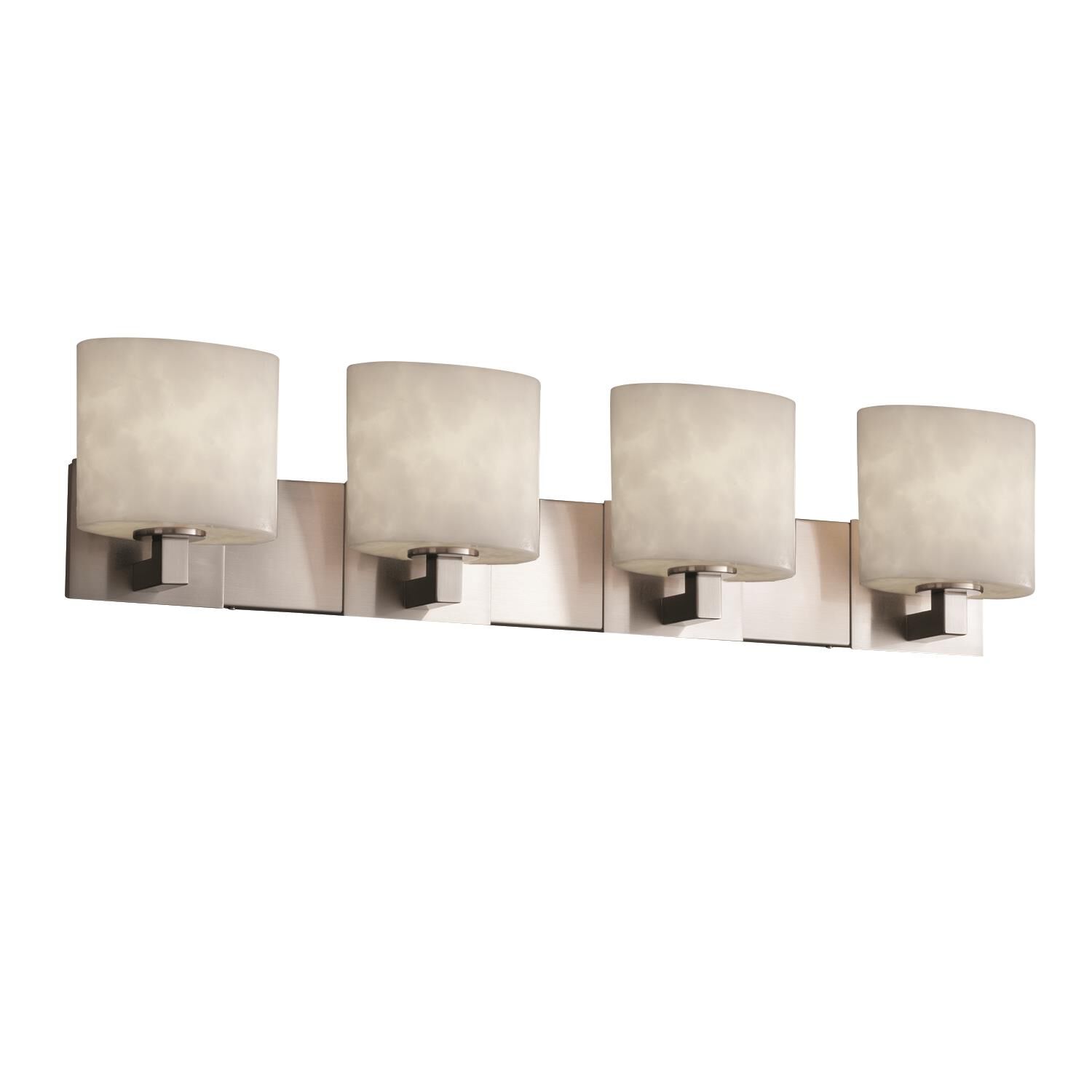 Clouds 35 Inch 4 Light Bath Vanity Light by Justice Design Group