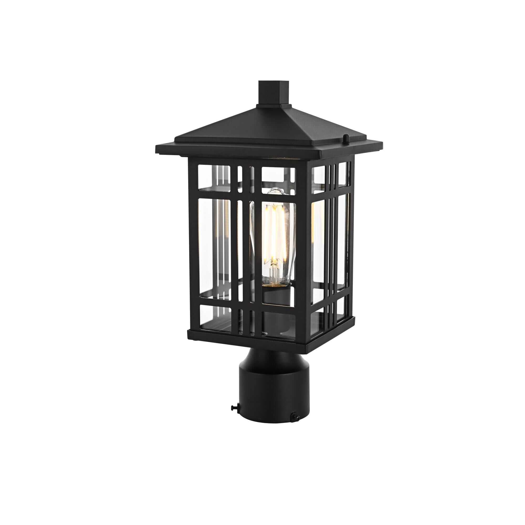 Harley 15 Inch Outdoor Post Lamp by Elegant Lighting