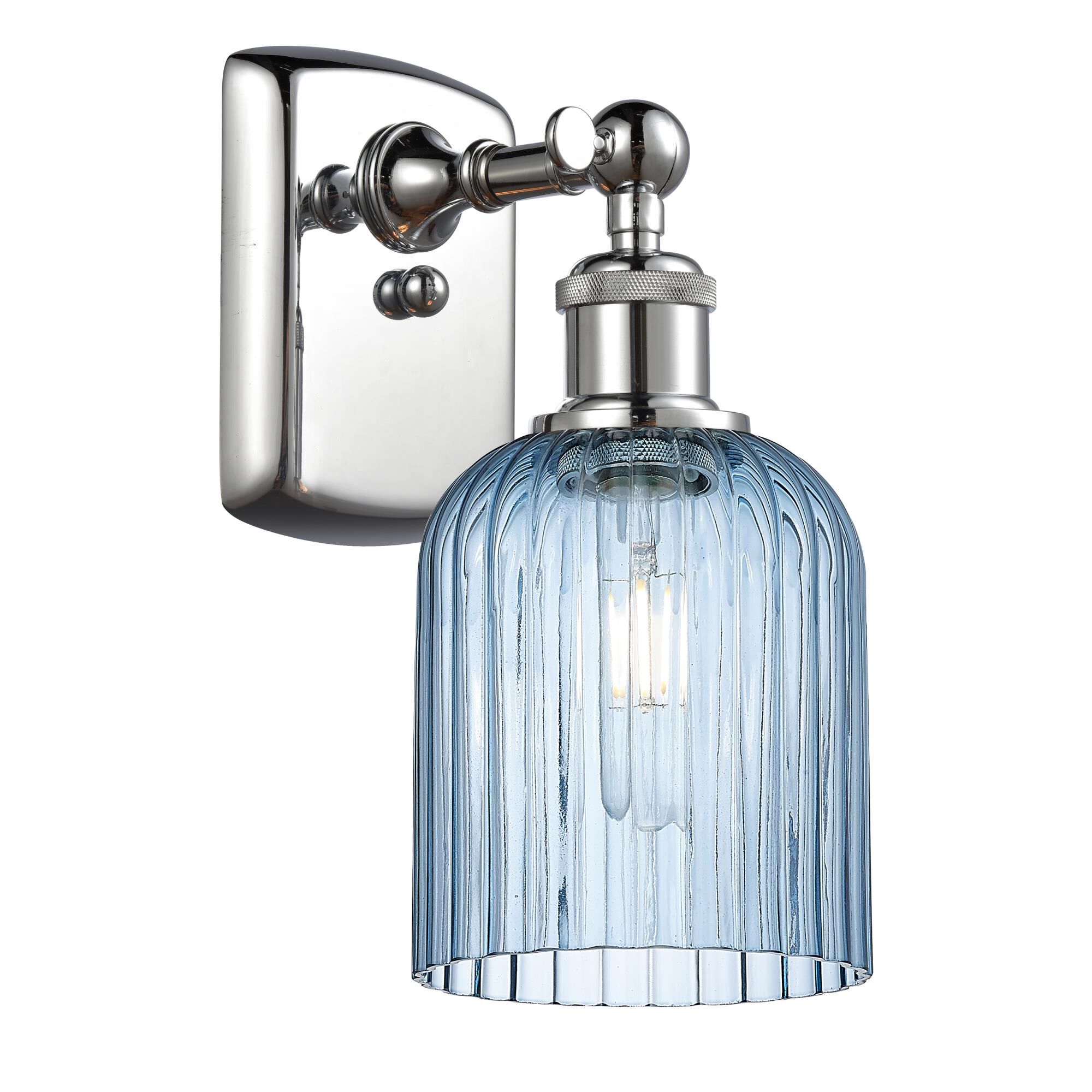 Shown in Polished Chrome finish and Princess Blue shade