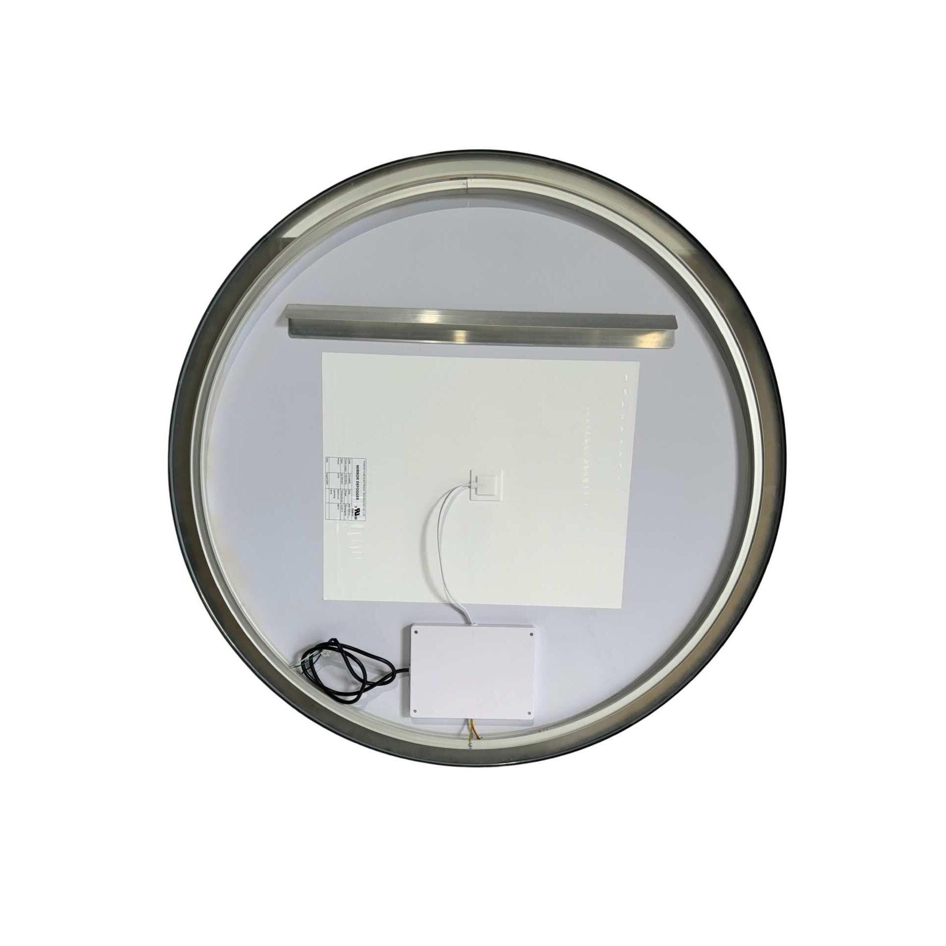 Harmoni 39 Inch Round LED Lighted Mirror by Elegant Decor