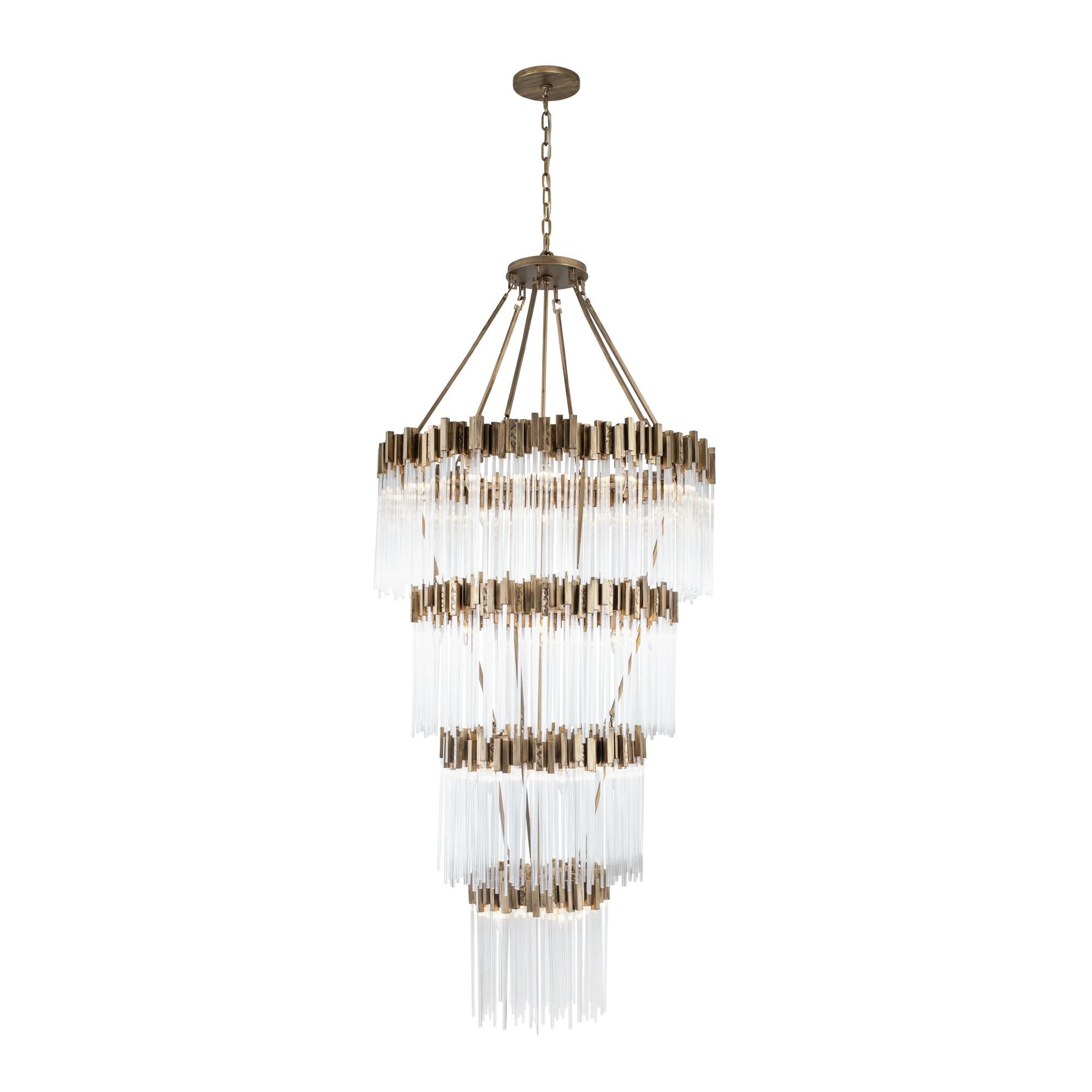 Shown in Havana Gold finish and Clear glass