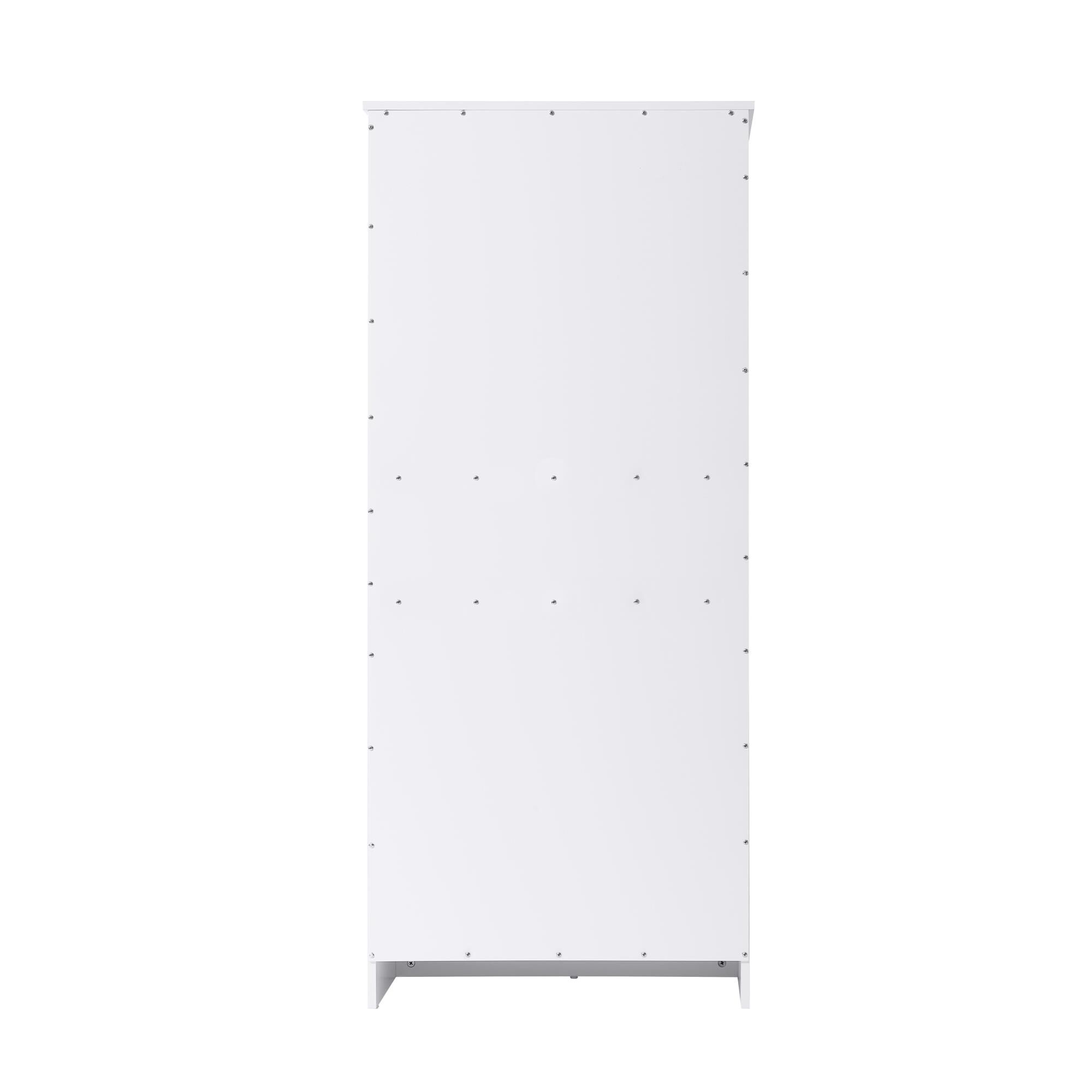 Shown in White finish