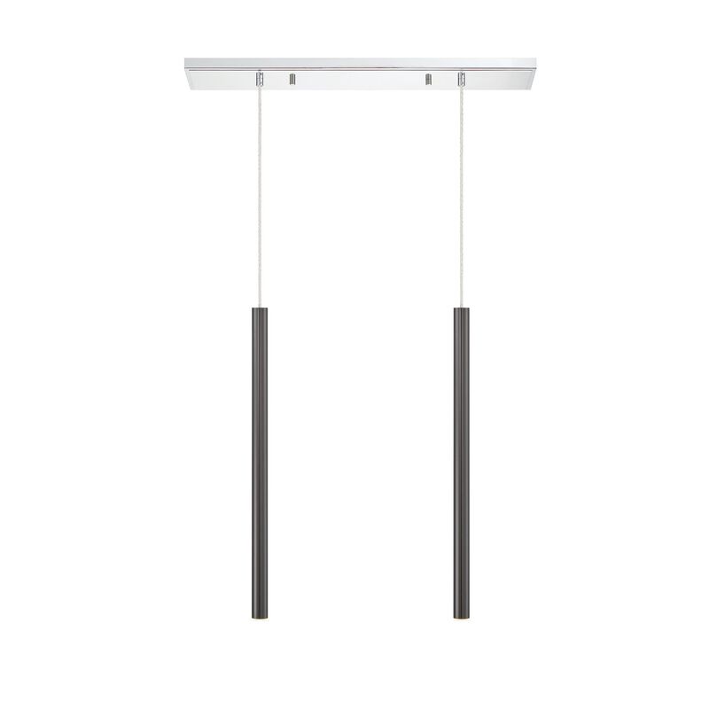 Forest 30 Inch 2 Light LED Linear Suspension Light by Z-Lite