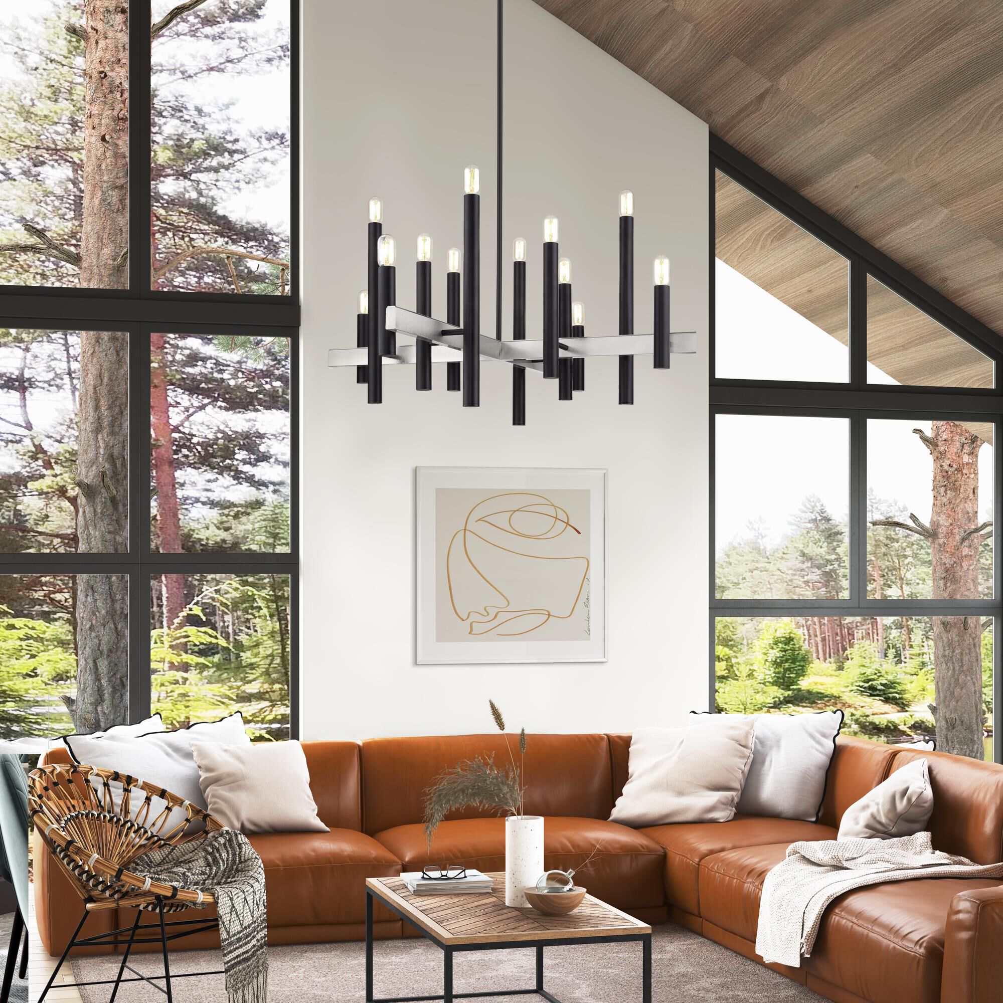 Helsinki 44 Inch Chandelier by Livex Lighting