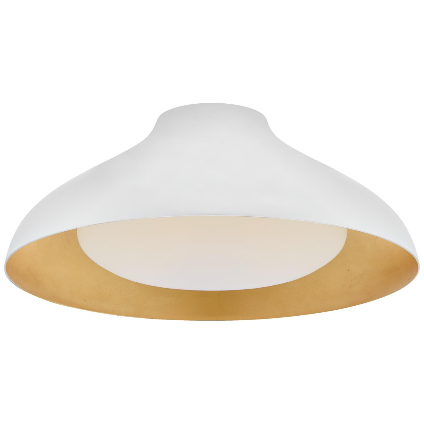 AERIN Agnes 18 Inch 1 Light LED Semi Flush Mount by Visual Comfort Signature Collection