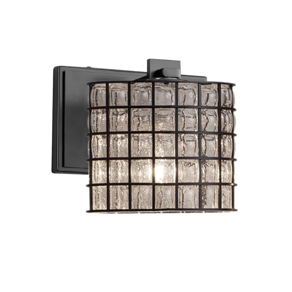 Justice Design Group Wire Glass 7 Inch Wall Sconce