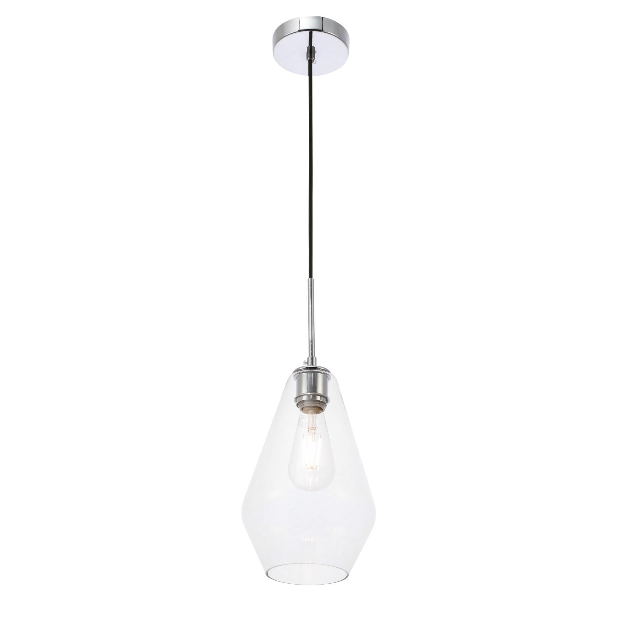Gene 7 Inch Mini Pendant by Elegant Lighting