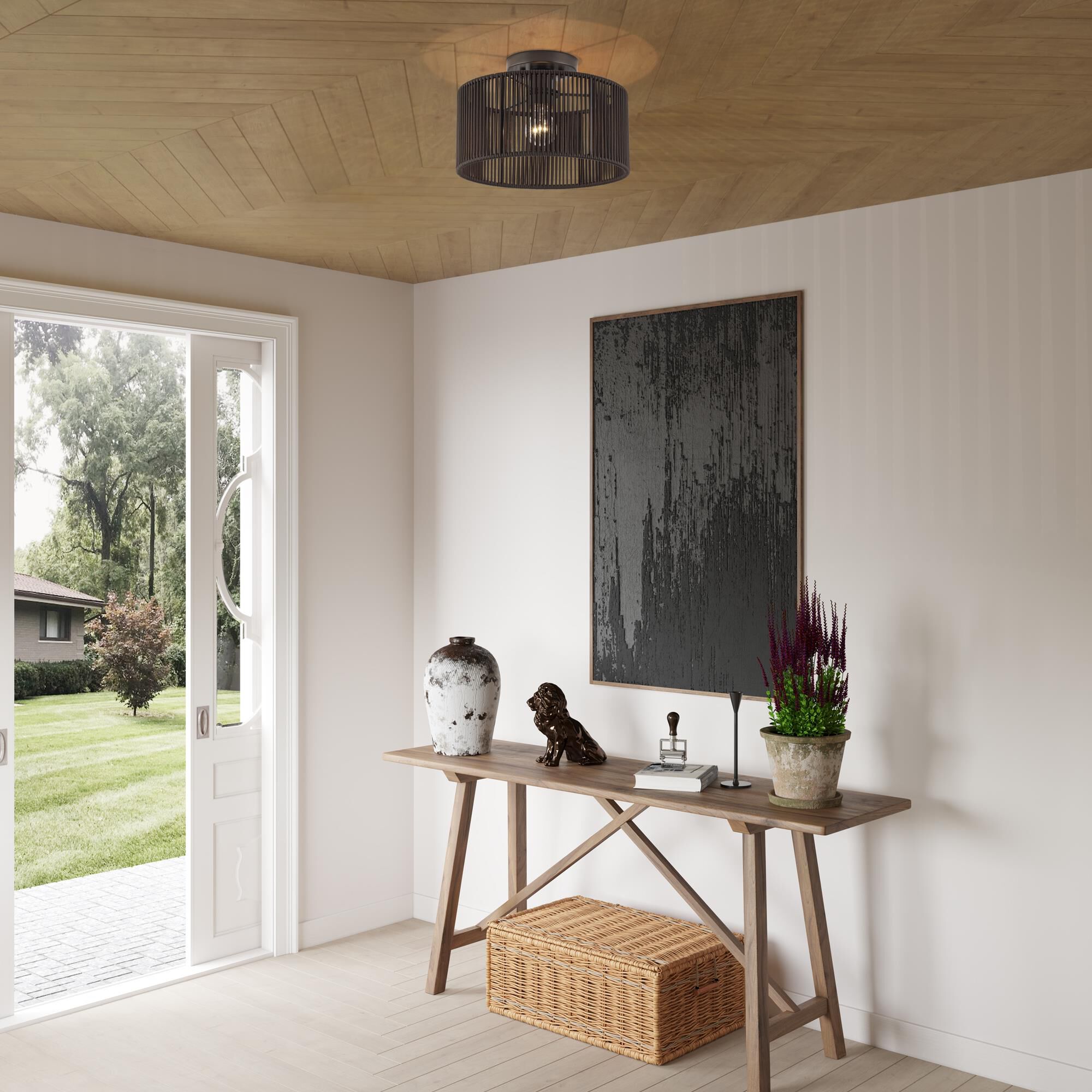 Acordia 12 Inch Semi Flush Mount by Livex Lighting