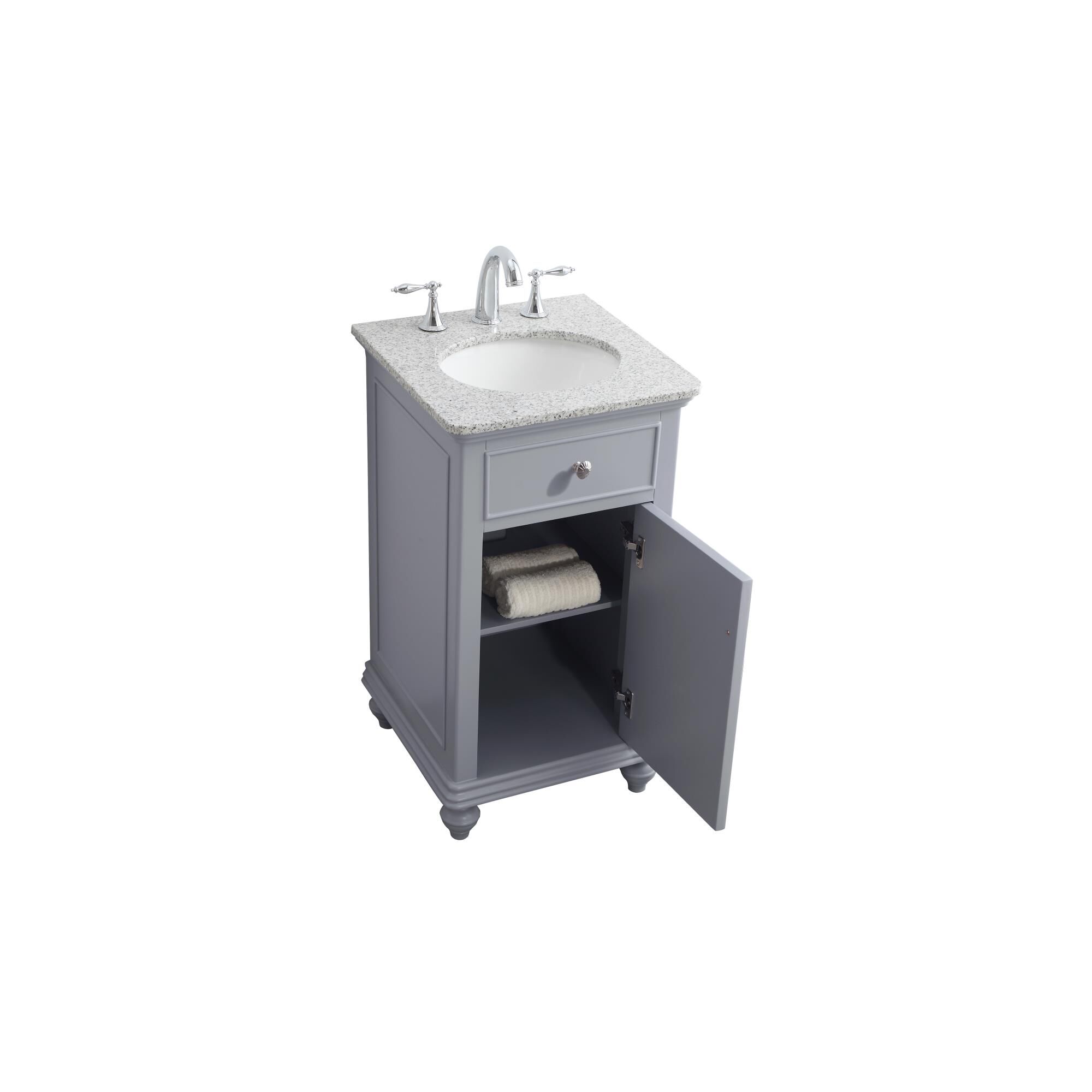 Shown in Light Grey finish
