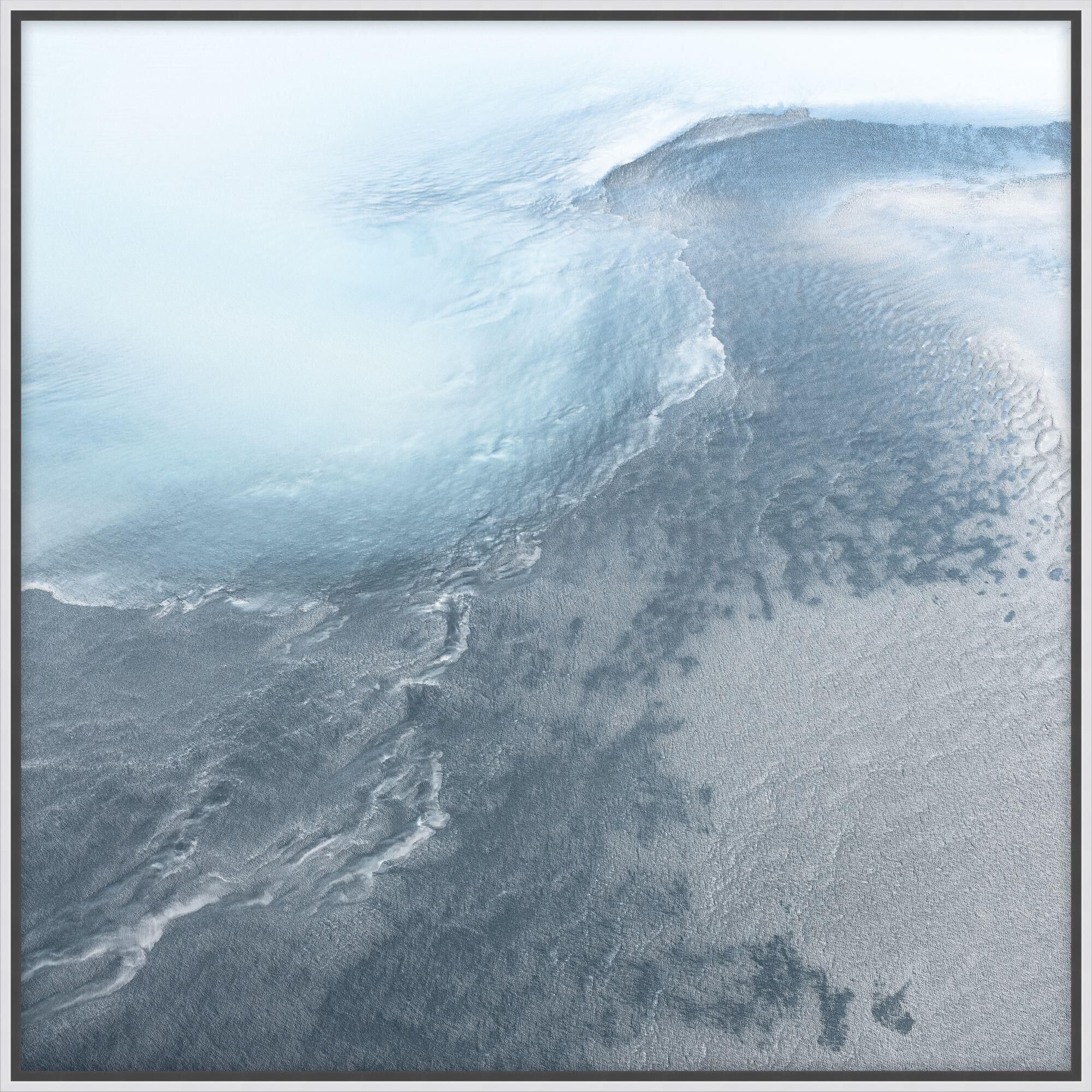 Aerial Artes Tidal Impressions Print by LEVEL57