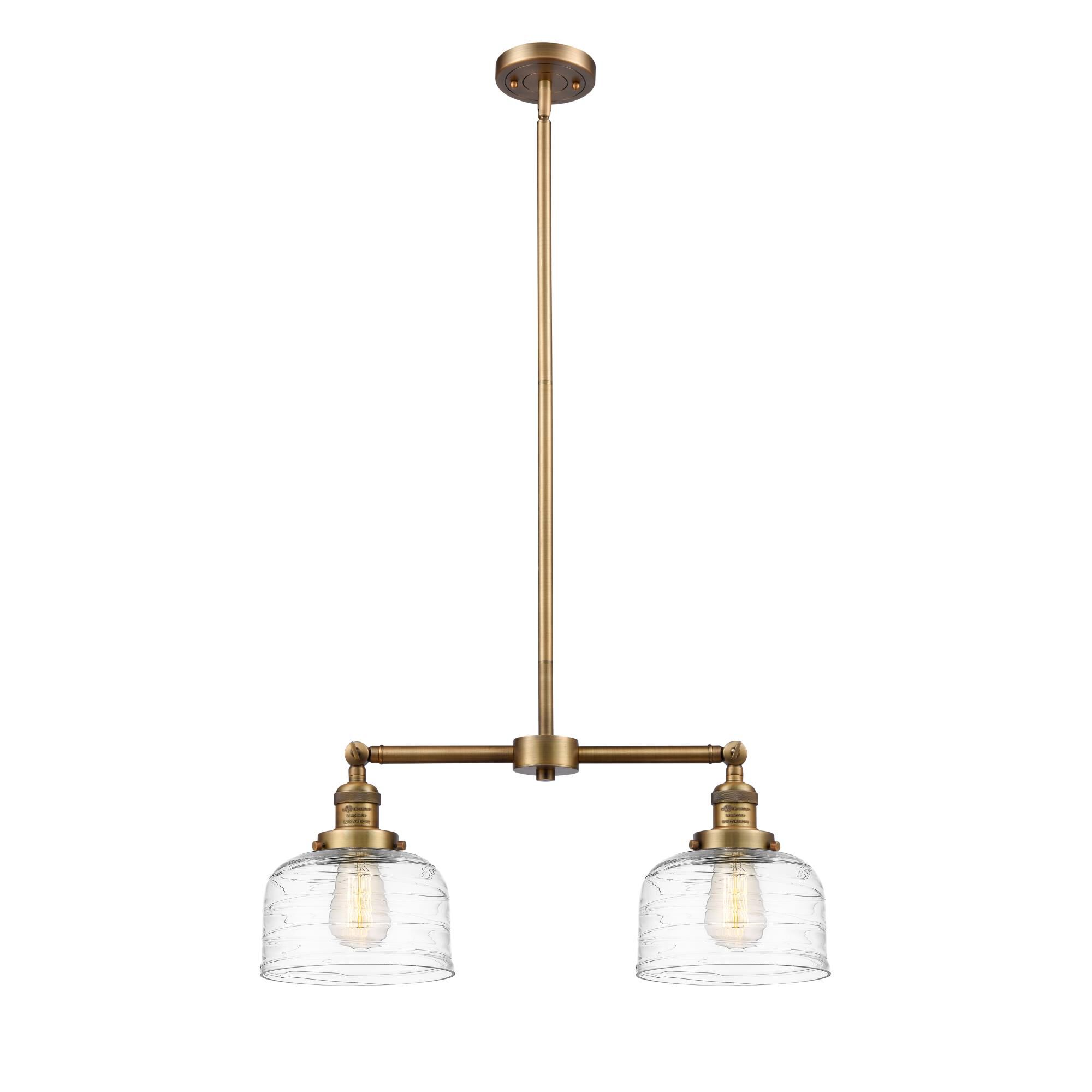 Bruno Marashlian Large Bell 21 Inch 2 Light Mini Chandelier by Innovations Lighting