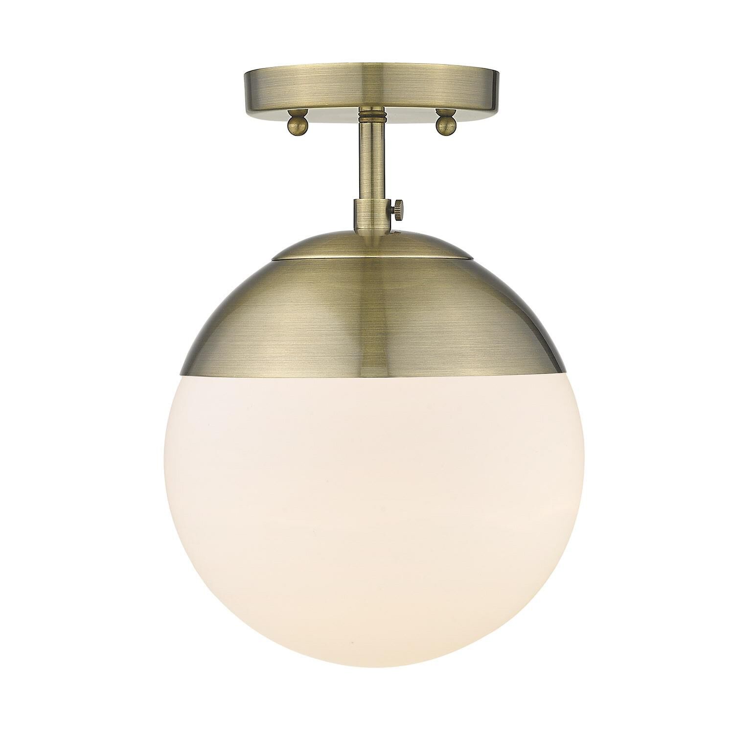 Dixon 7 Inch 1 Light Semi Flush Mount by Golden Lighting