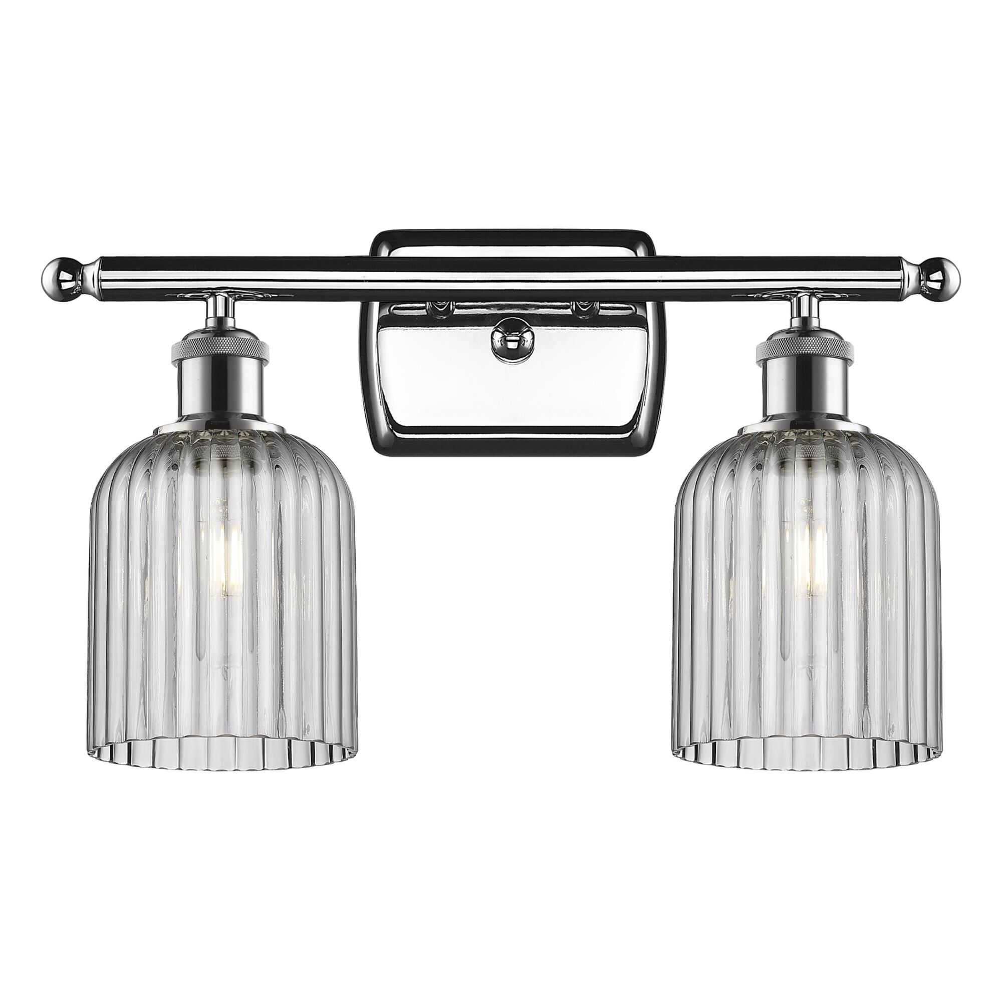 Shown in Polished Chrome finish and Light Smoke shade