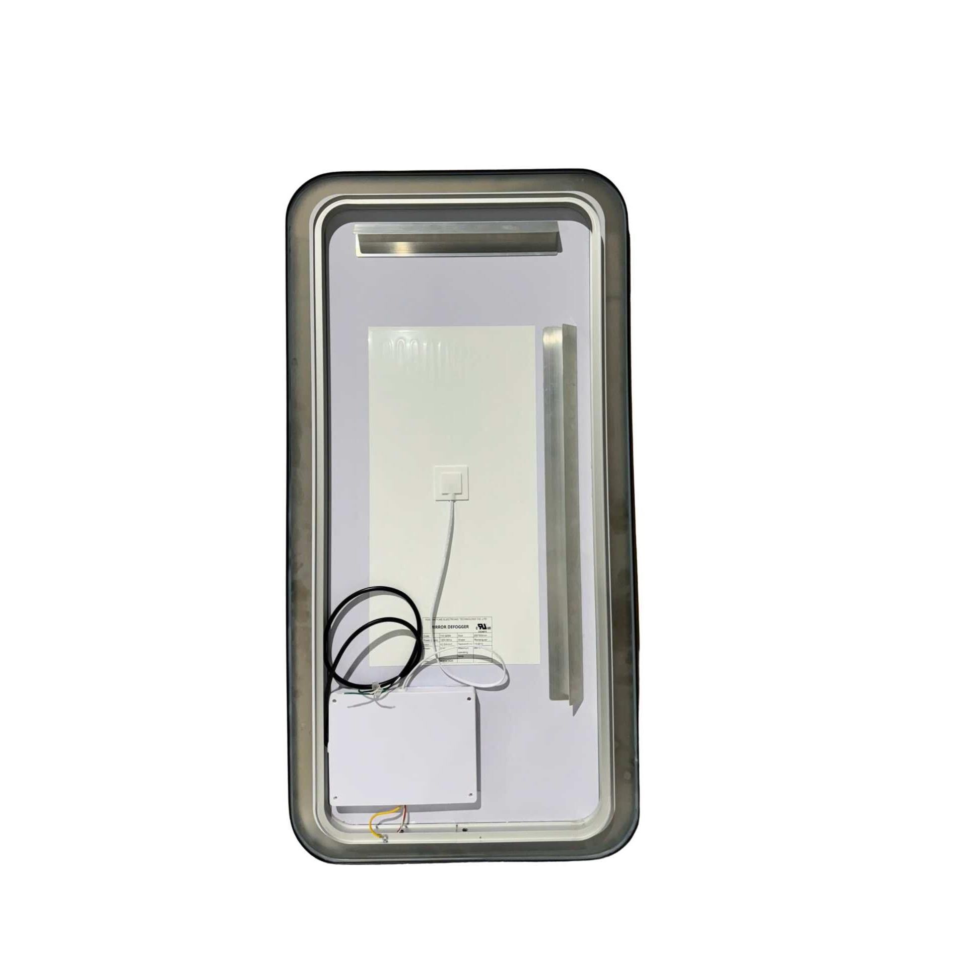 Harmoni 40 Inch Rectangular LED Lighted Mirror by Elegant Decor