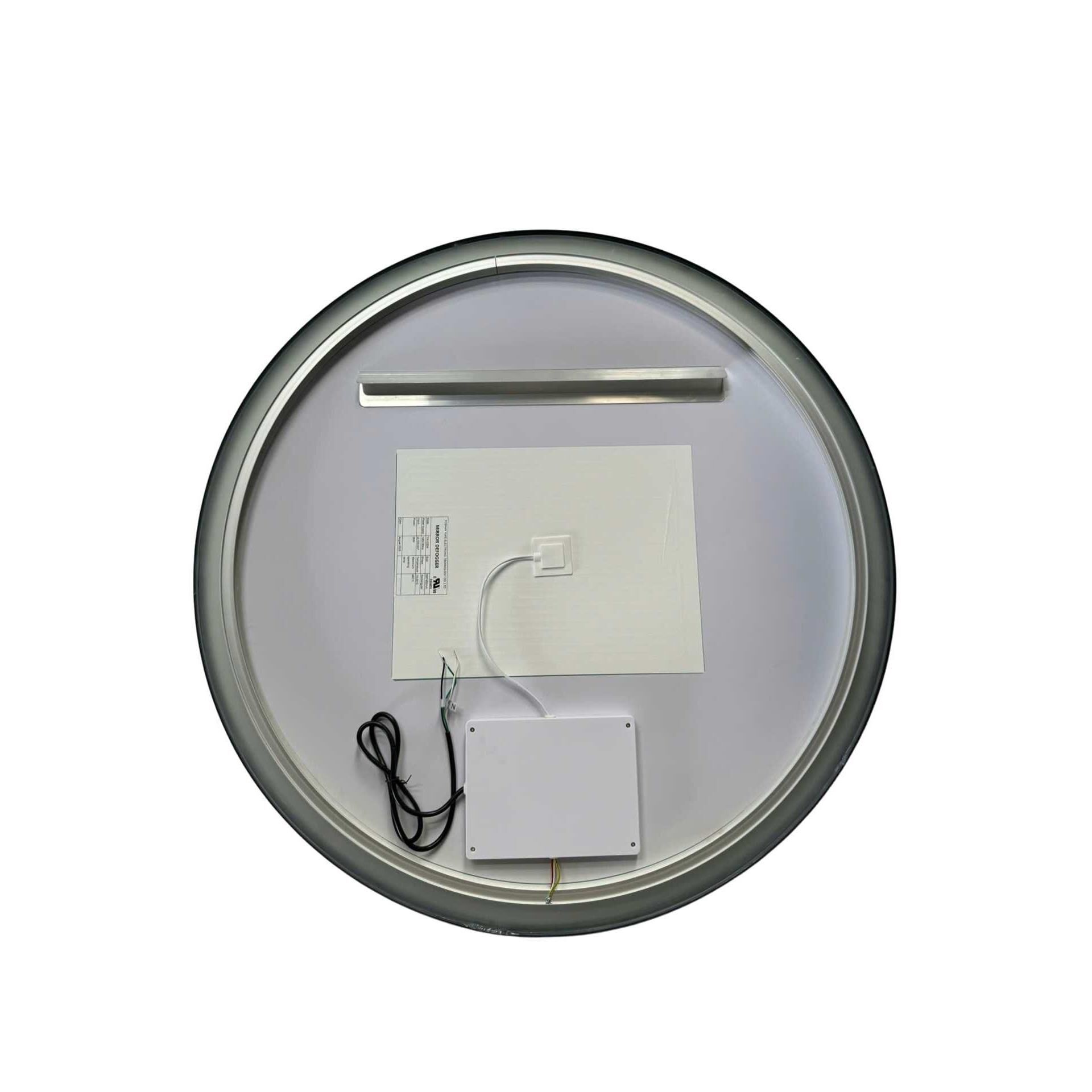 Harmoni 36 Inch Round LED Lighted Mirror by Elegant Decor