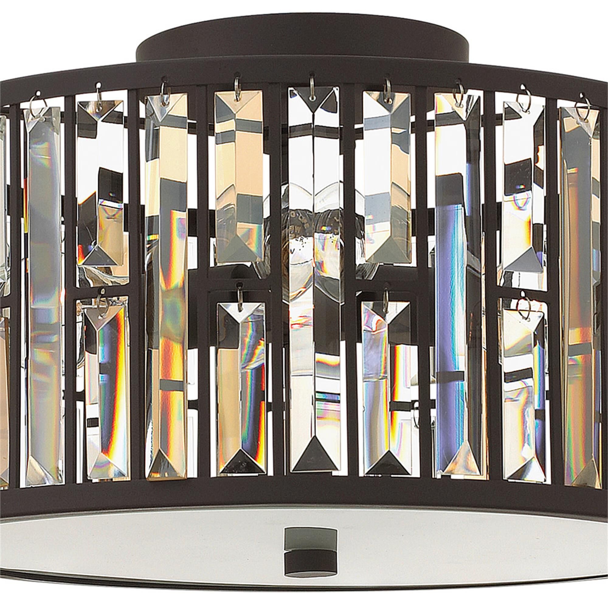 Gemma 16 Inch 3 Light Flush Mount,
