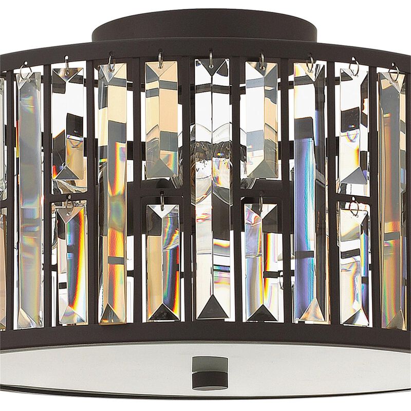 Gemma 16 Inch 3 Light Flush Mount by Fredrick Ramond