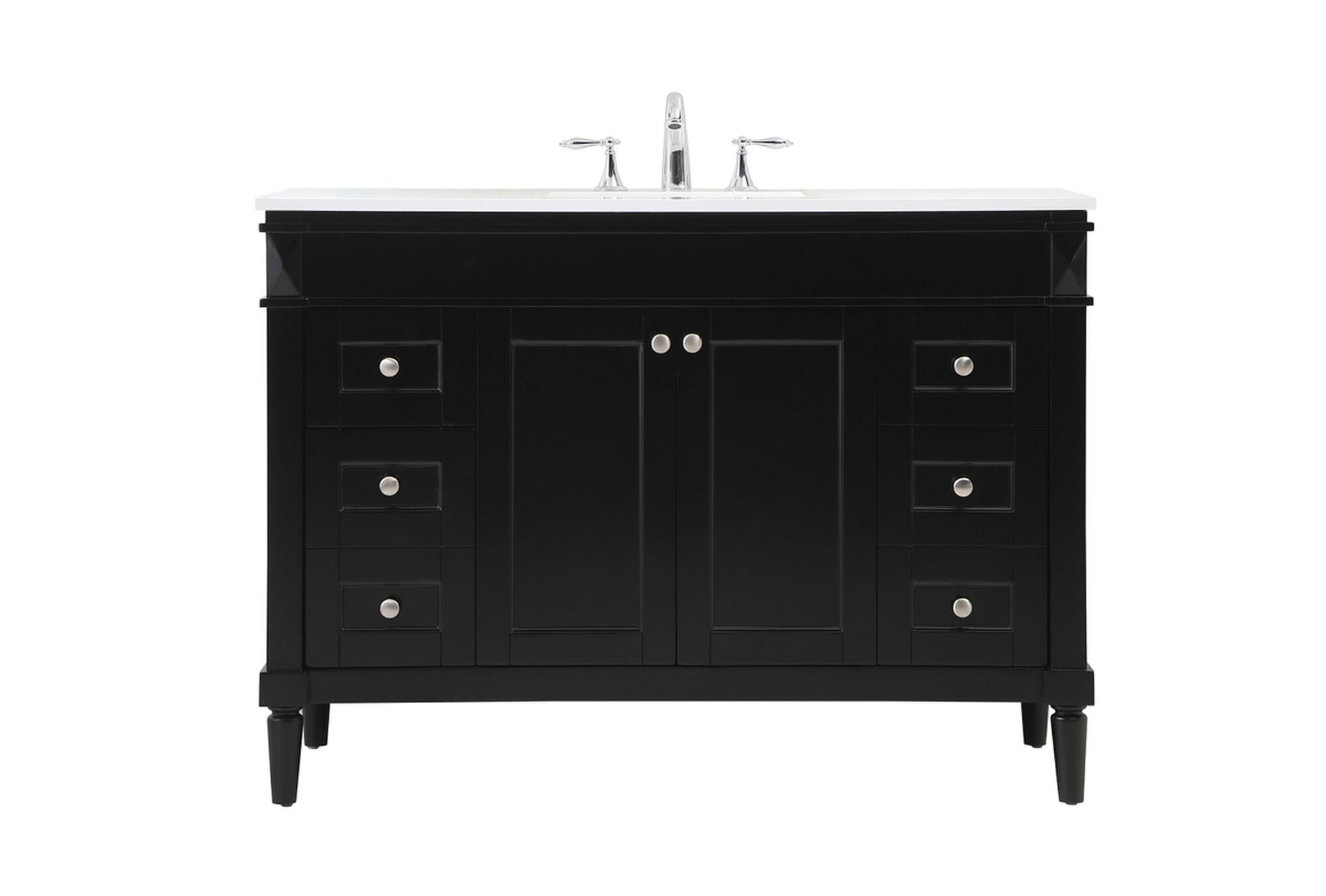 Shown in Black finish