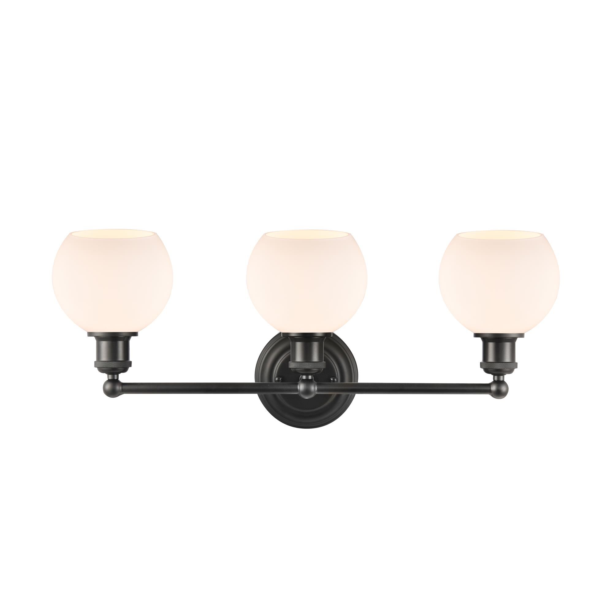 Shown in Matte Black, Matte White finish and Matte White glass and Matte White Glass shade