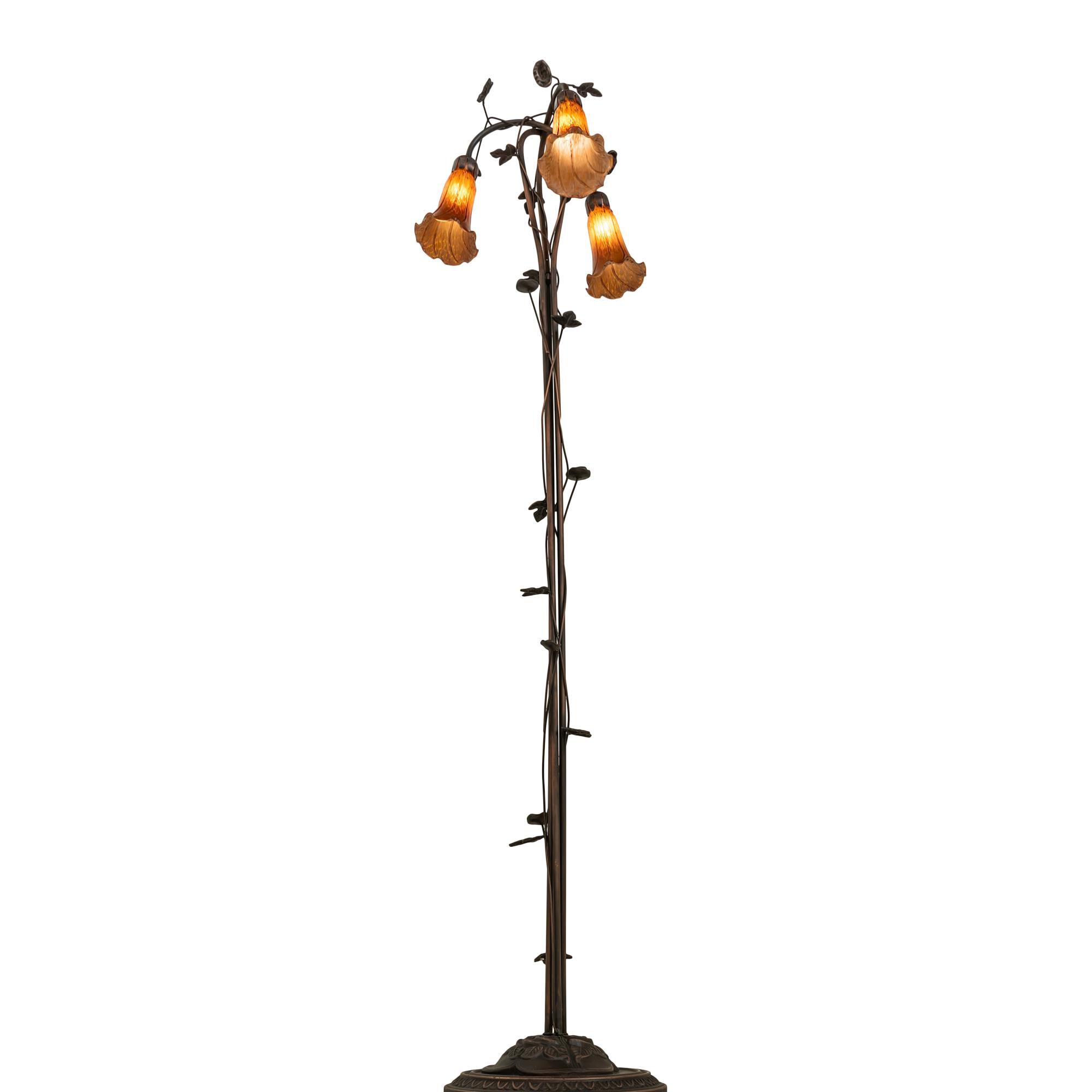 Amber 58 Inch Floor Lamp by Meyda Lighting