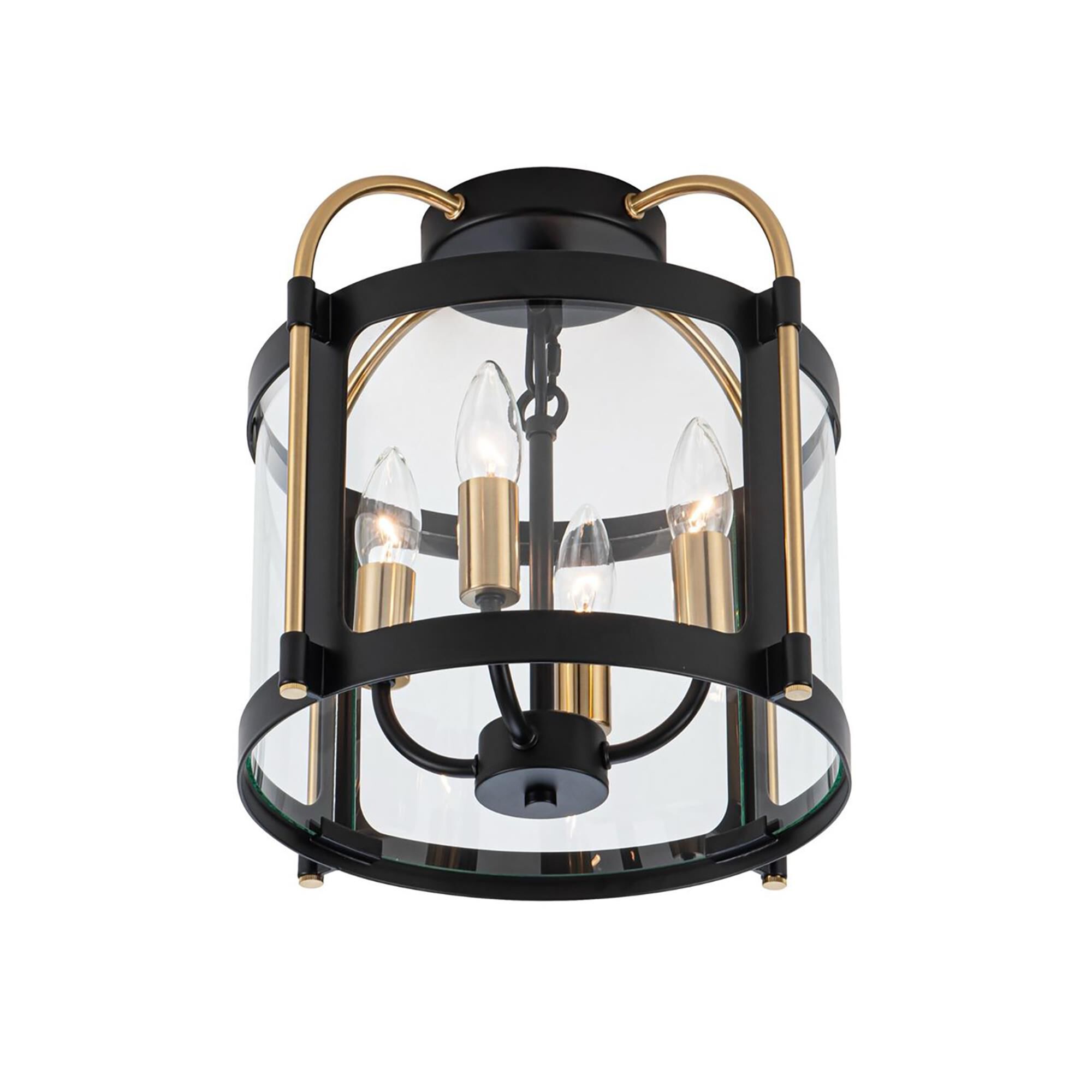 Kevin Kraemer Bonita 13 Inch Semi Flush Mount,