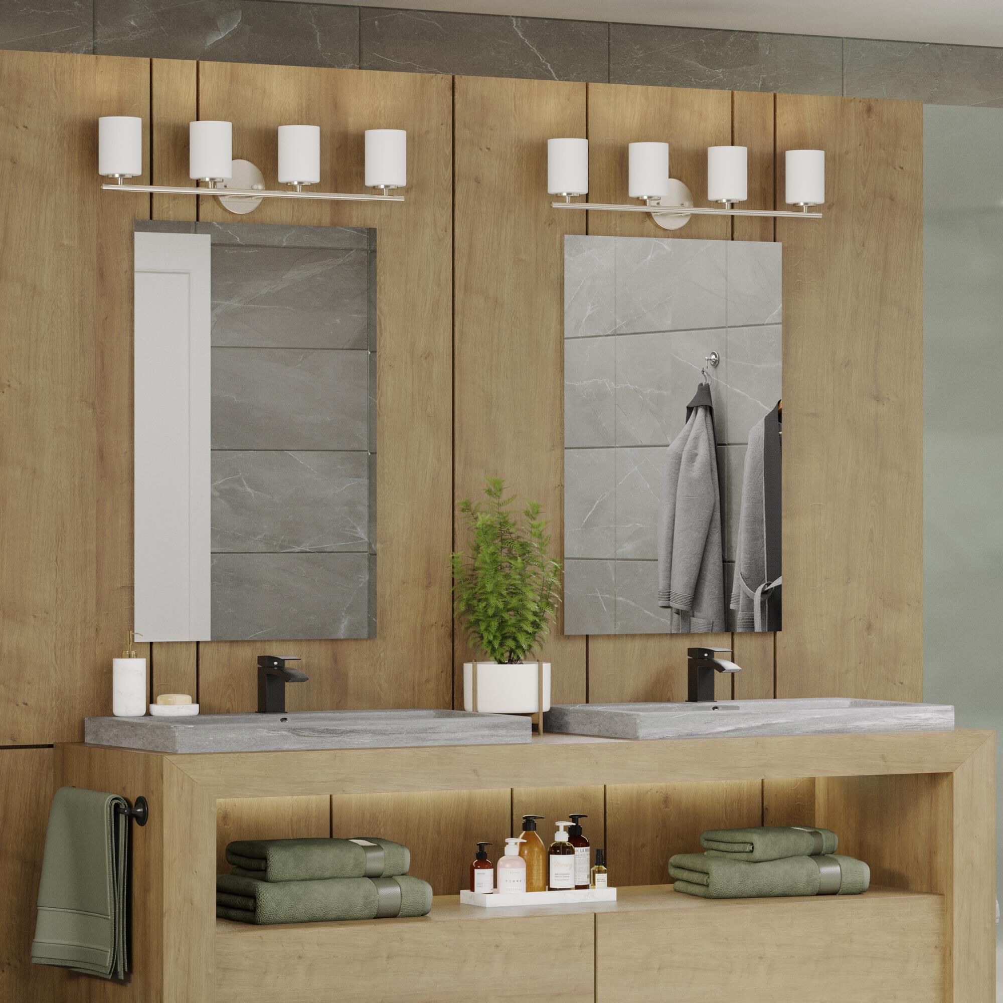 Replay 31 Inch 4 Light Bath Vanity Light by Progress Lighting