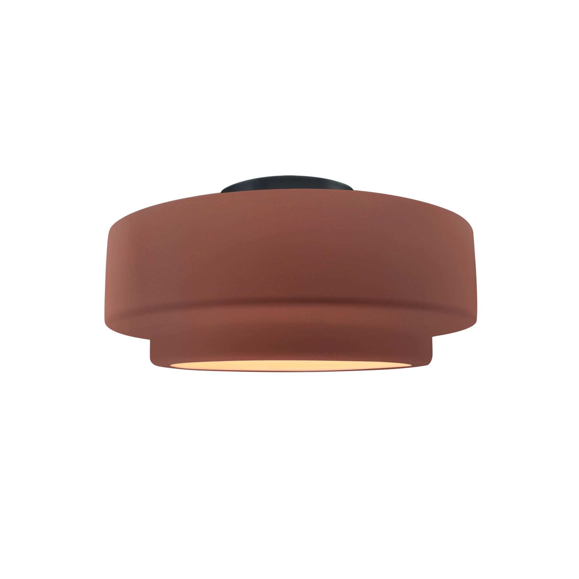 Tier 12 Inch Semi Flush Mount by Justice Design Group