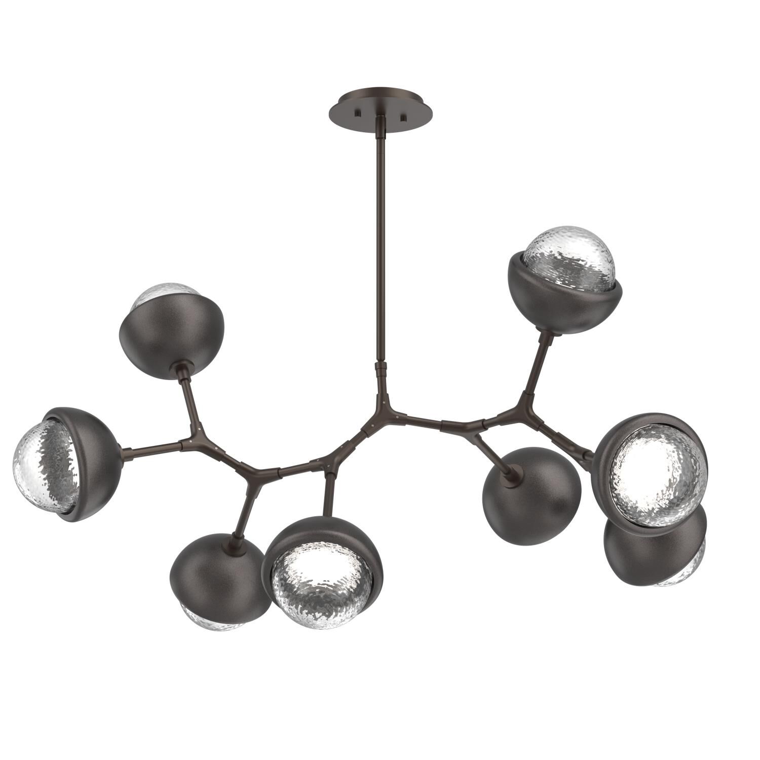 Levi Wilson Cabochon 38 Inch Linear Suspension Light by Hammerton Studio