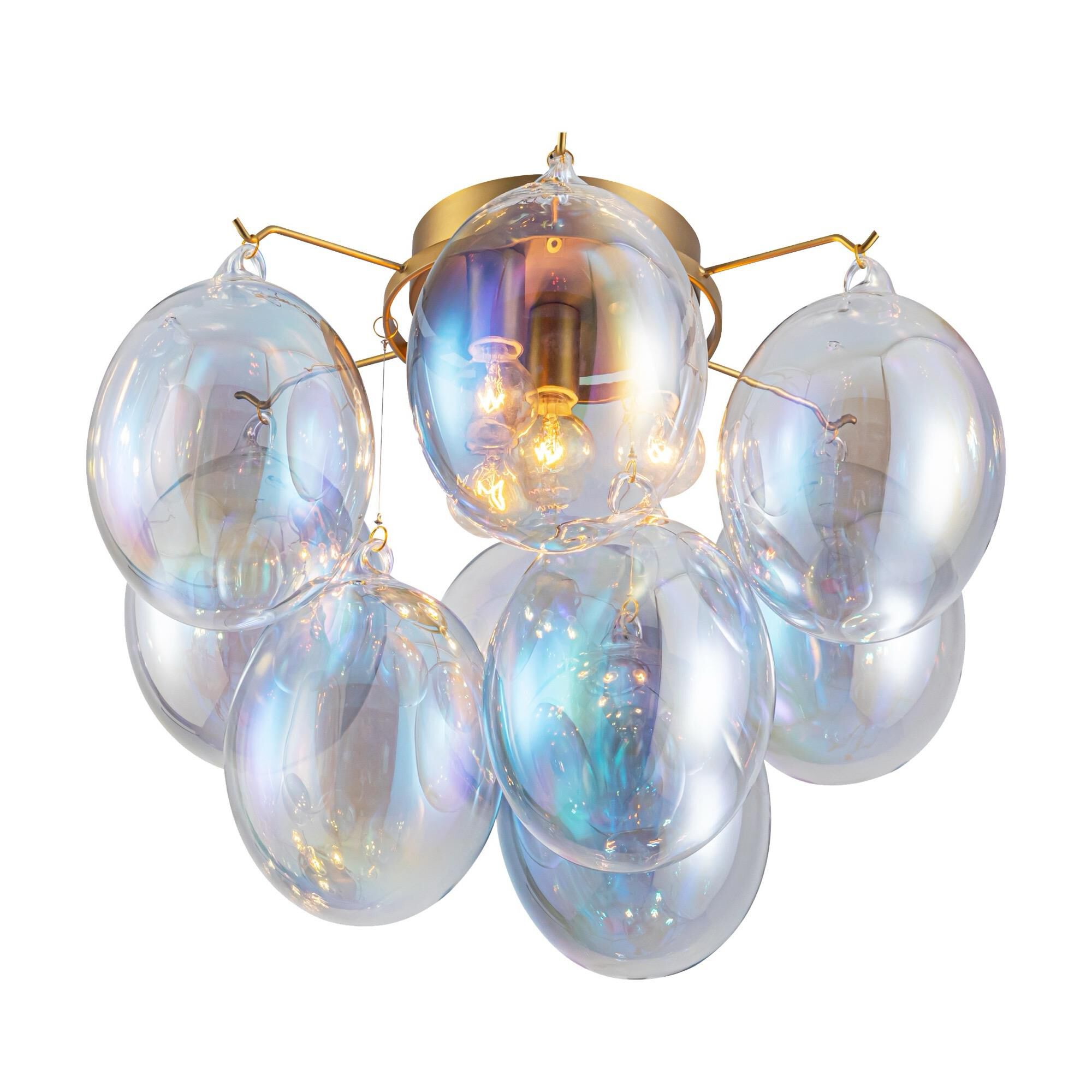 Globo 16 Inch Semi Flush Mount,