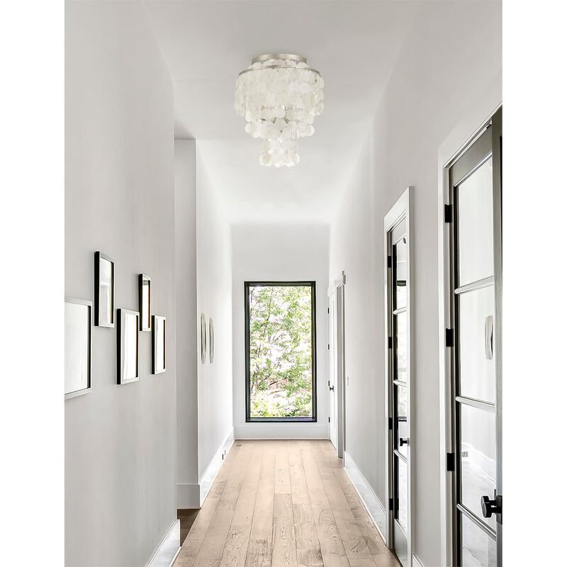 Brielle 13 Inch 3 Light Flush Mount by Crystorama