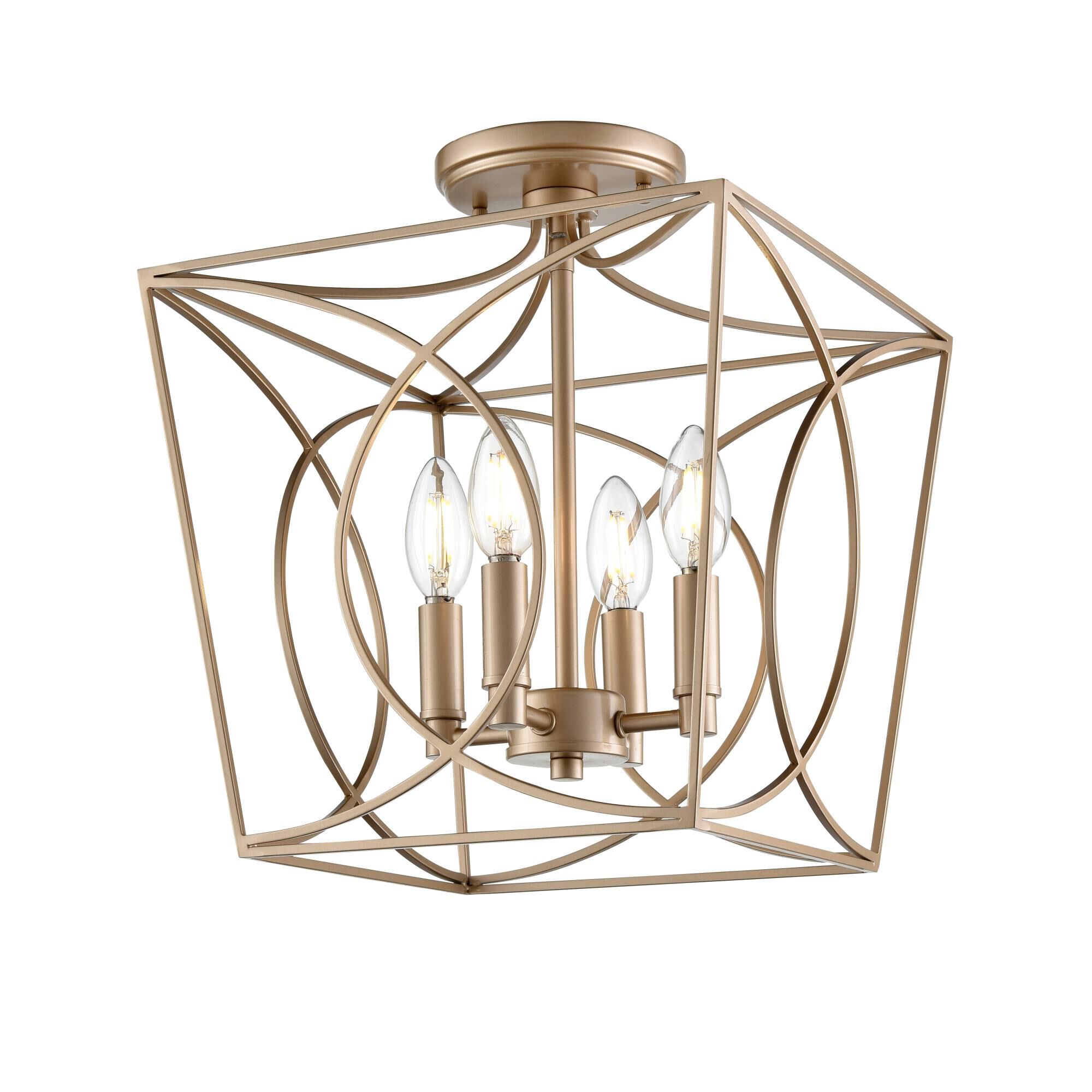Tracy 12 Inch Semi Flush Mount by Millenium Lighting