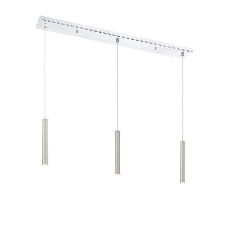 Forest 46 Inch 3 Light LED Linear Suspension Light by Z-Lite