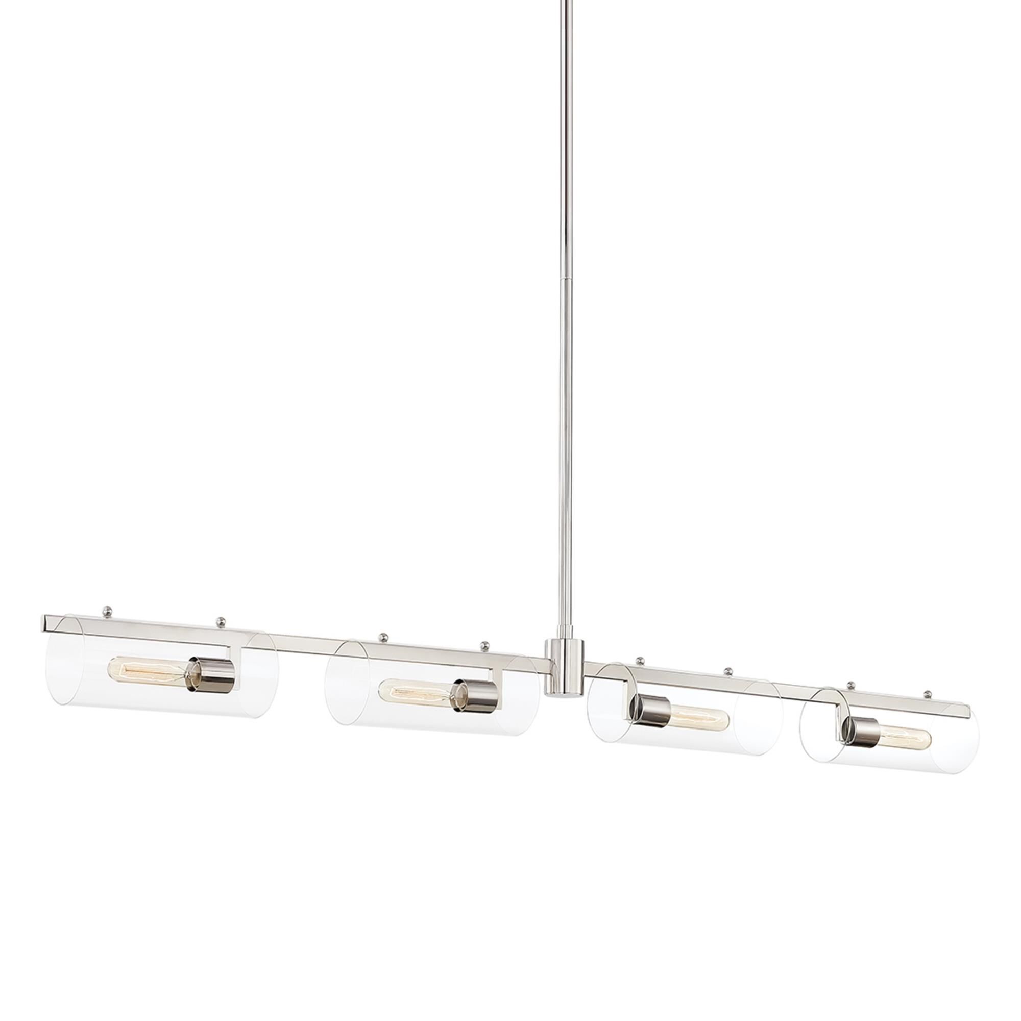 Ariel 5 Inch 4 Light Linear Suspension Light by Mitzi