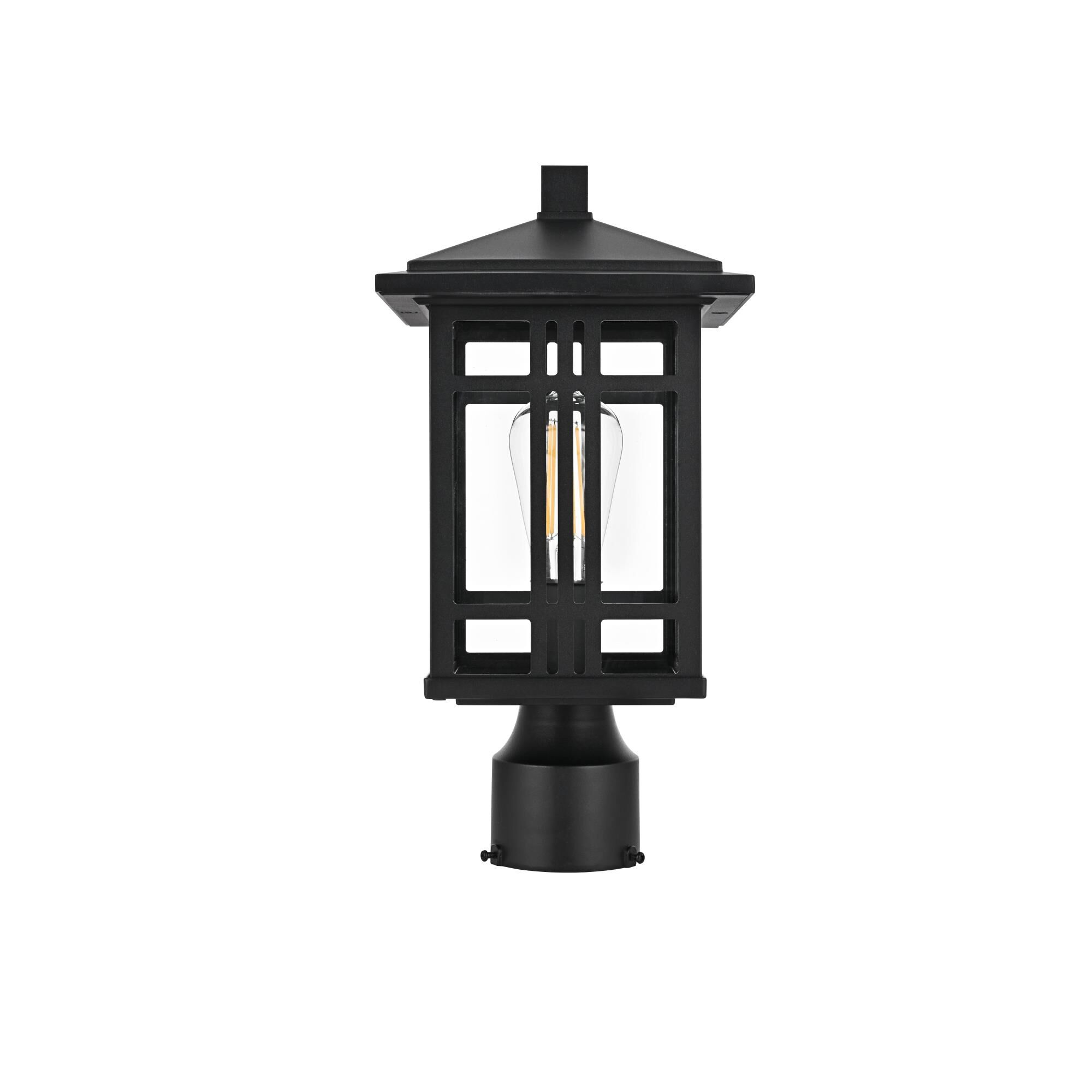 Harley 15 Inch Outdoor Post Lamp by Elegant Lighting