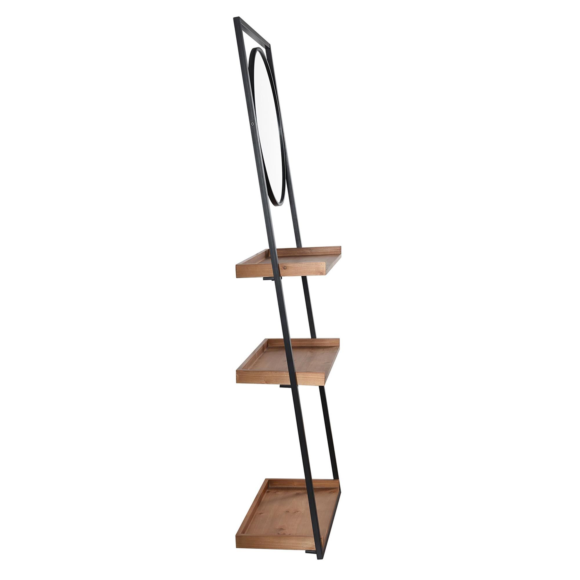 Shown in Black and Wood Brown finish