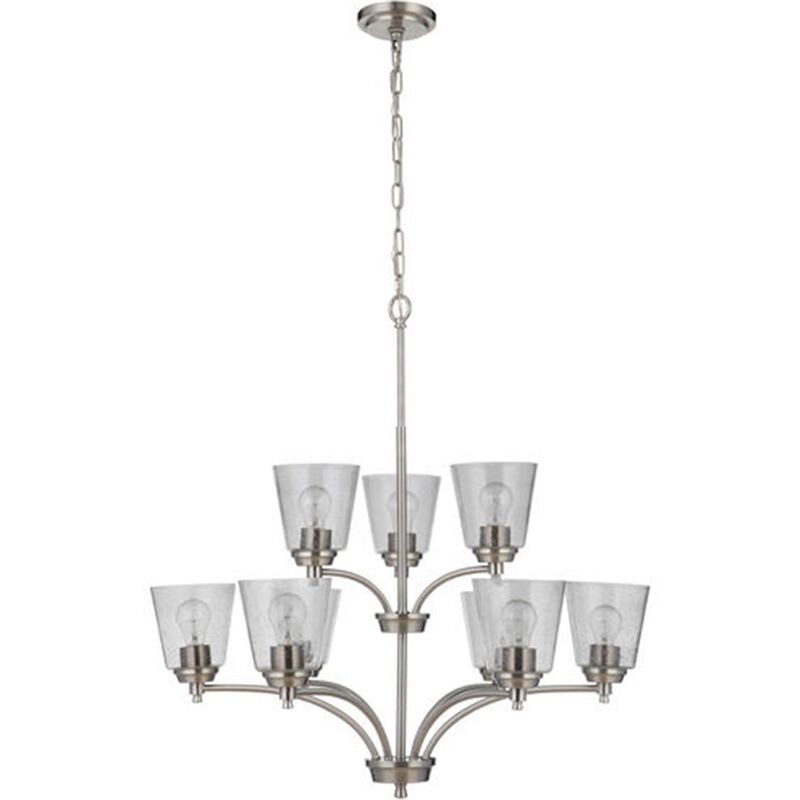 Tyler 31 Inch 9 Light Chandelier by Craftmade