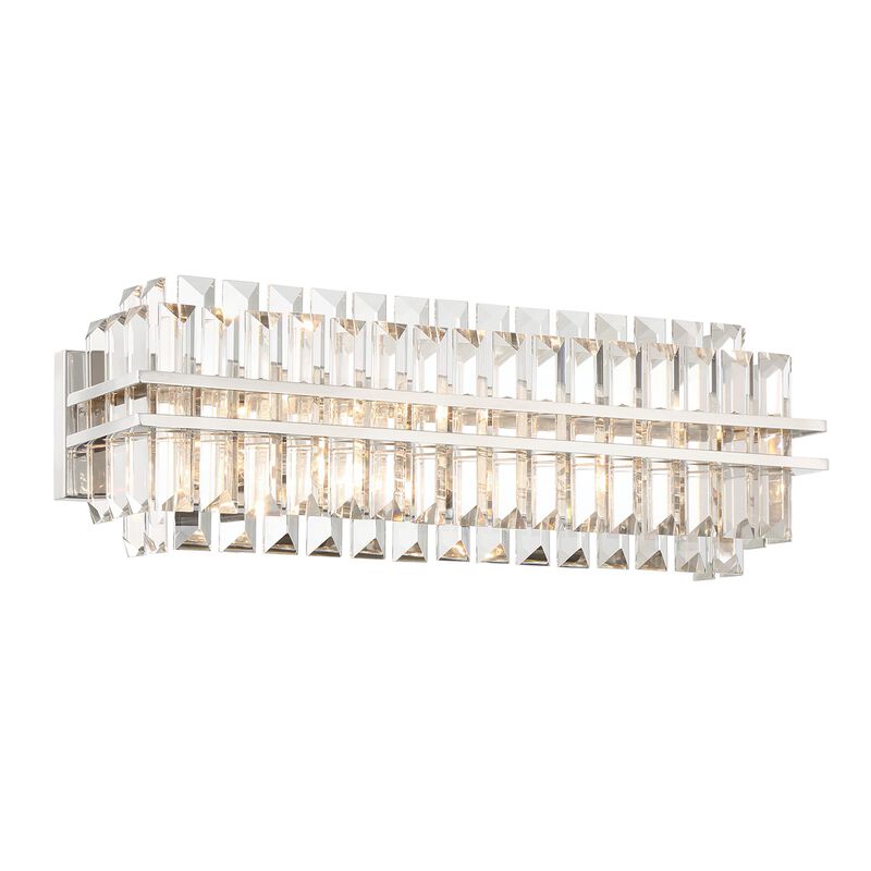 Hayes 24 Inch 4 Light Bath Vanity Light by Crystorama