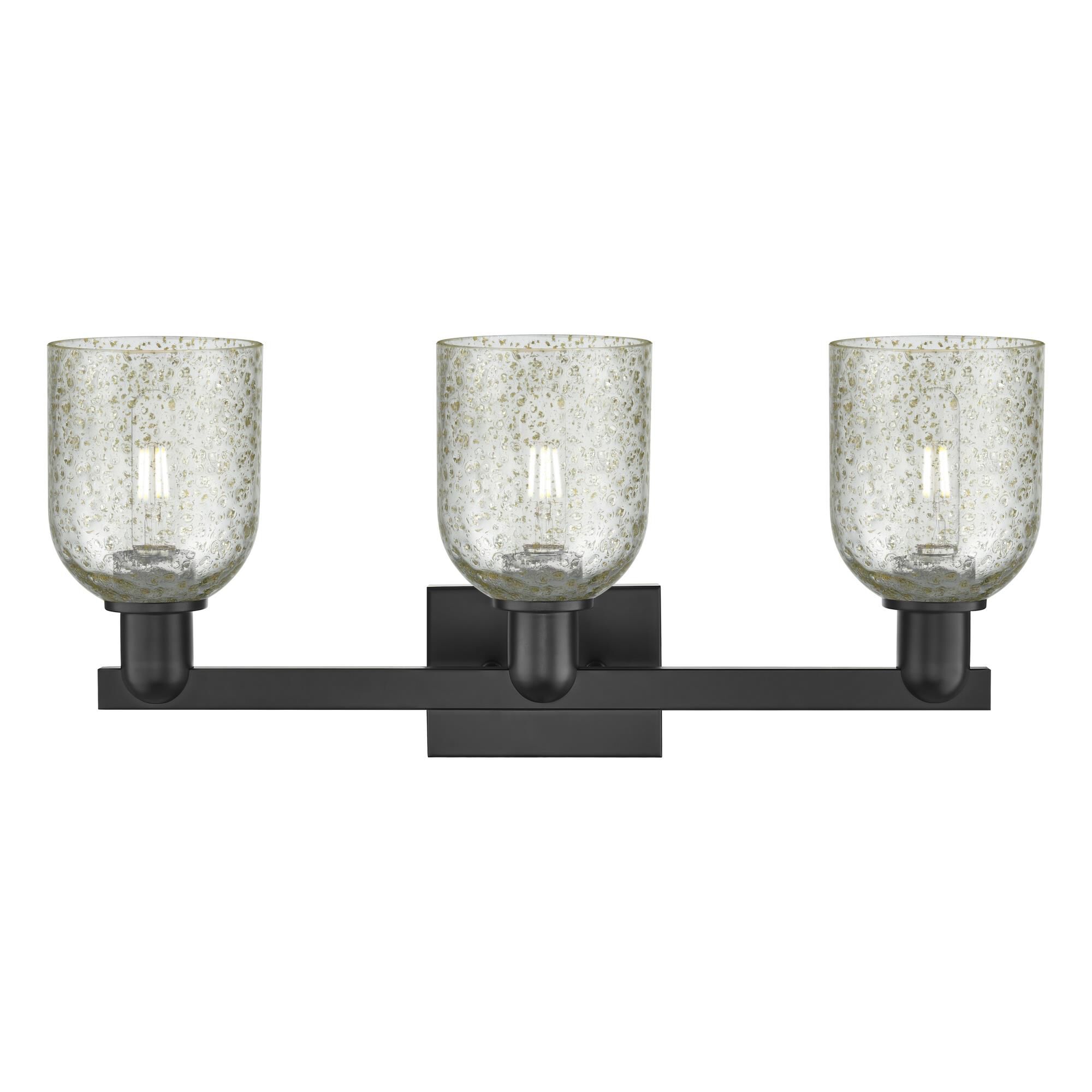 Shown in Matte Black finish and Mica glass