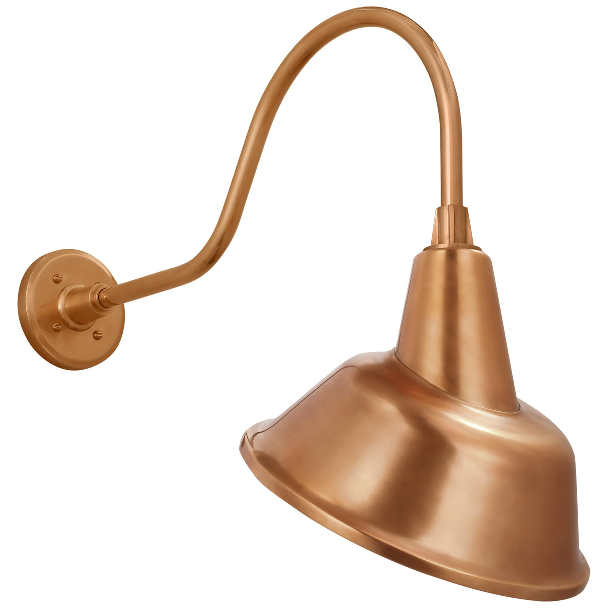 Shown in Soft Copper finish and Copper shade