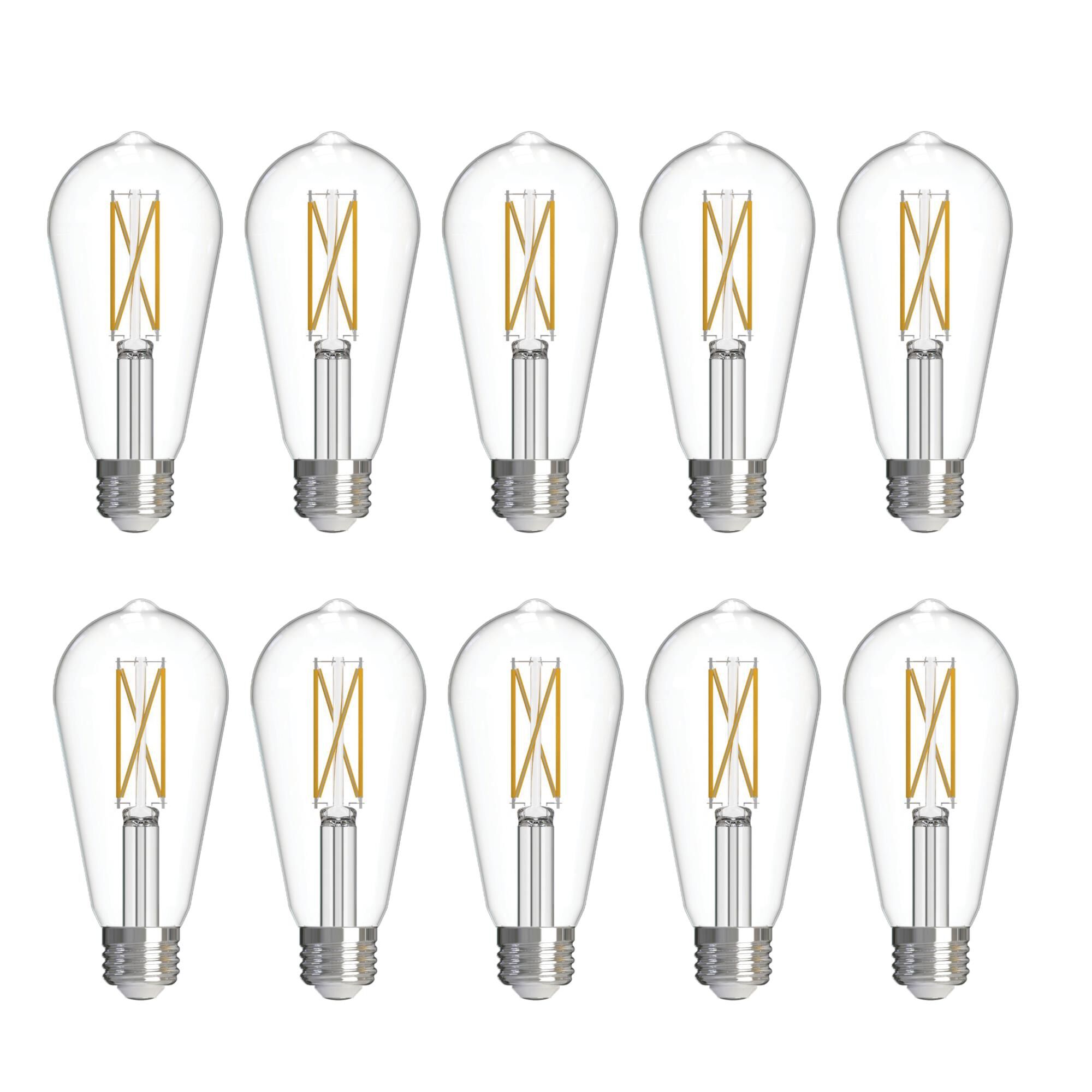 Dimmable 7 Watt 2700K ST18 LED Light Bulb by Bulbrite