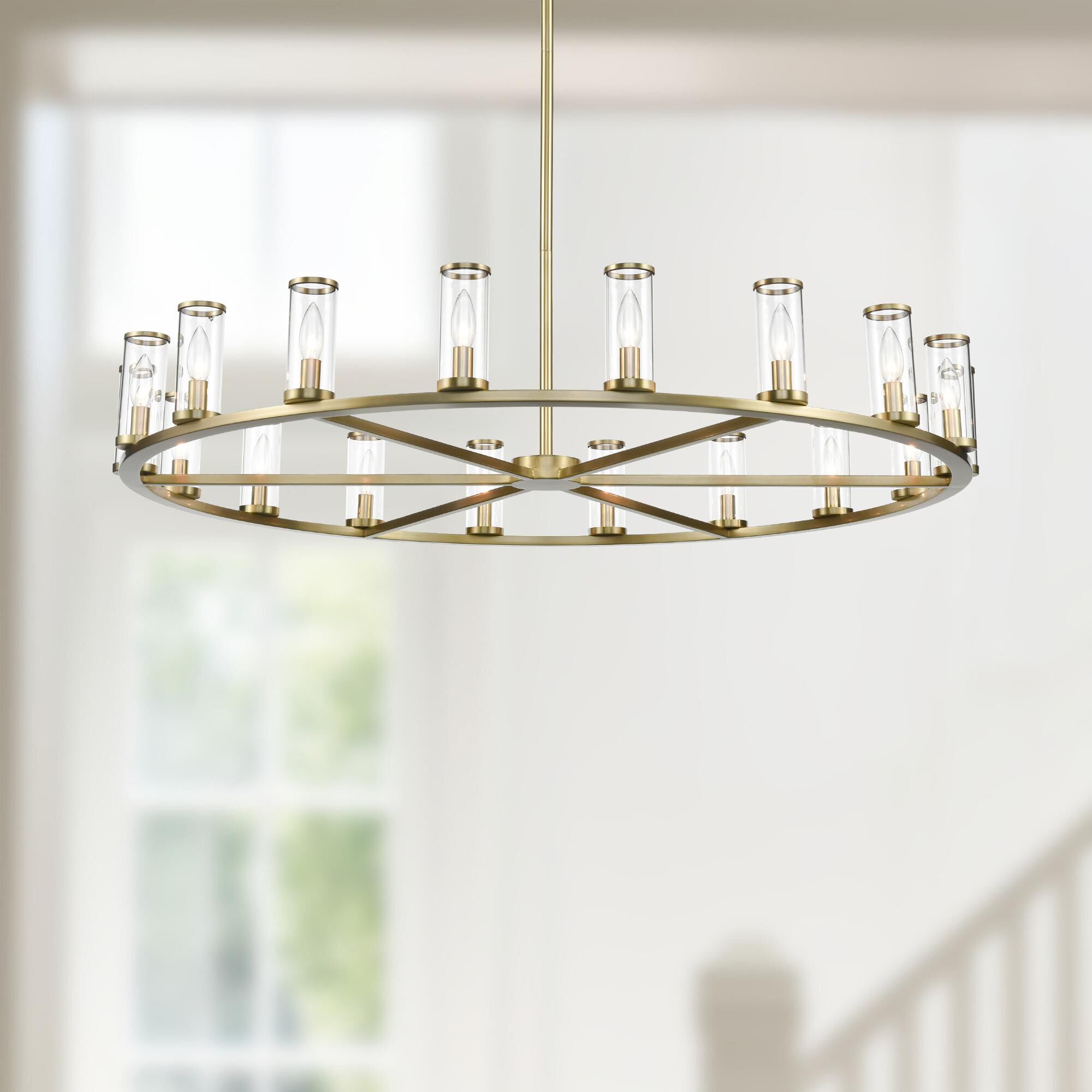 Revolve 48 Inch 18 Light Chandelier by Alora Lighting