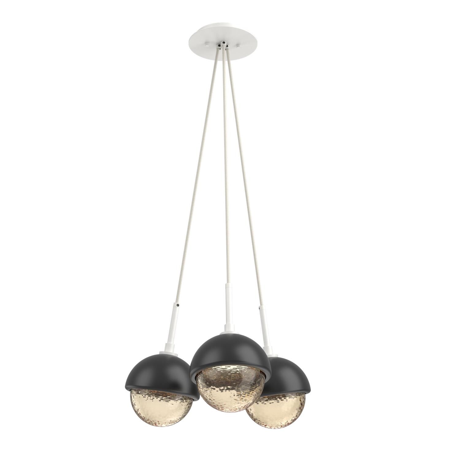 Levi Wilson Cabochon 13 Inch Multi Pendant Light by Hammerton Studio
