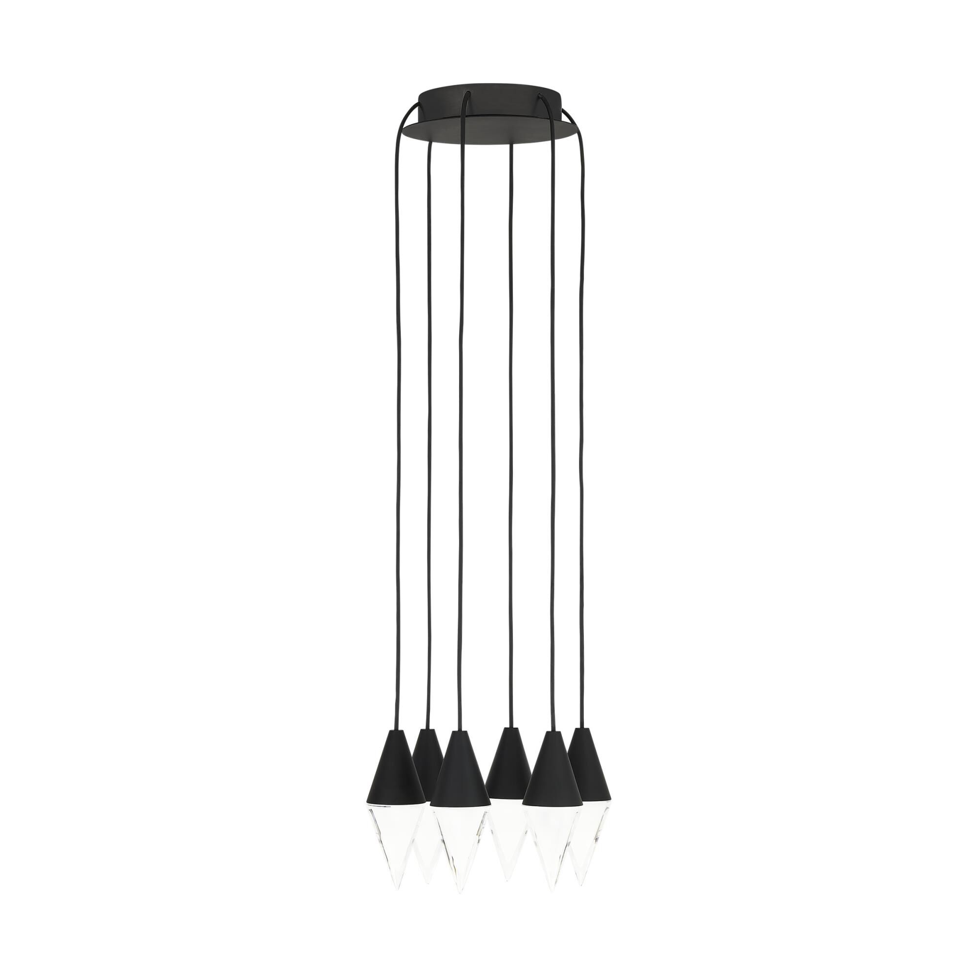 Sean Lavin Turret 10 Inch 8 Light LED Mini Chandelier by Visual Comfort Modern Collection