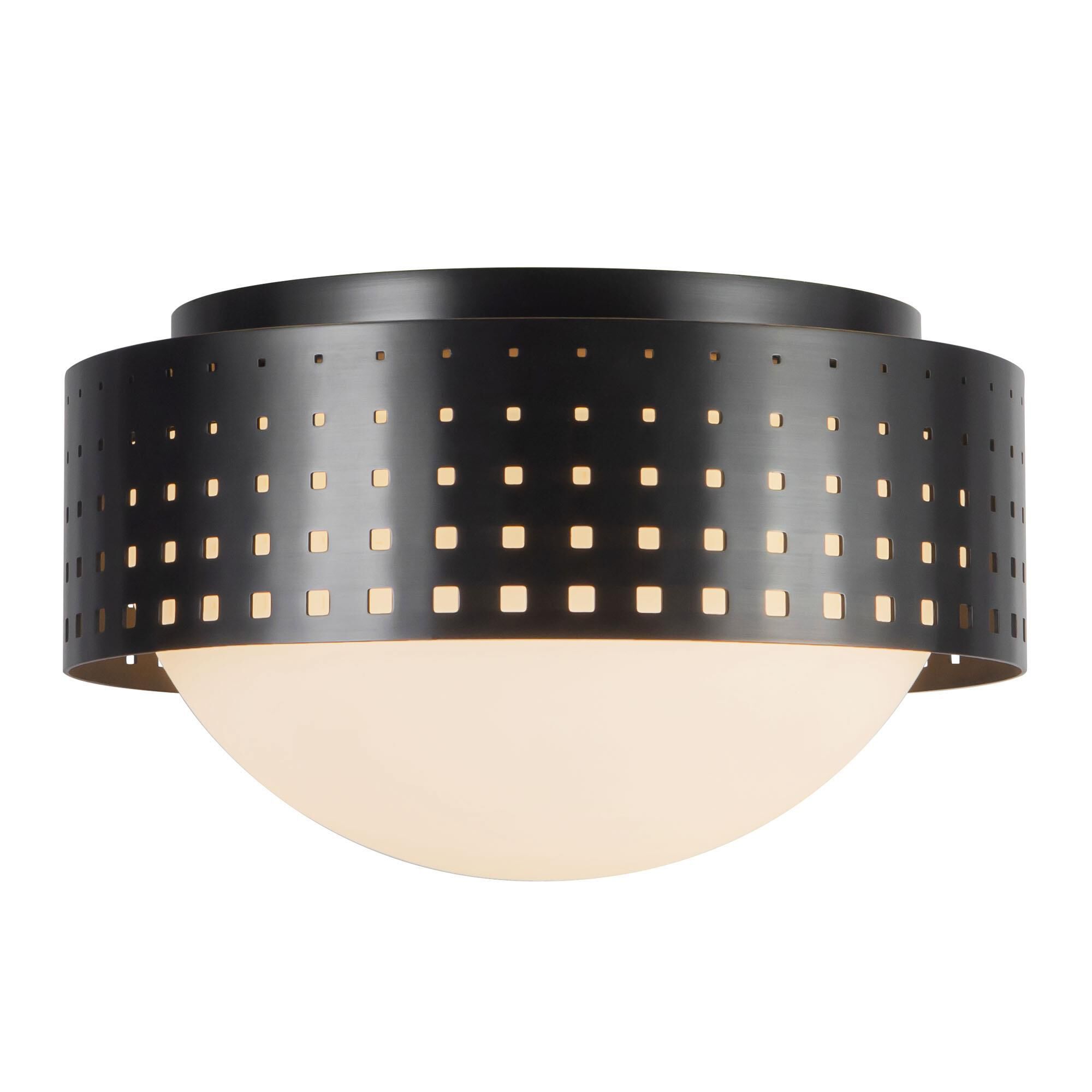 Shown in Urban Bronze finish and Clear Exterior Opal Interior glass