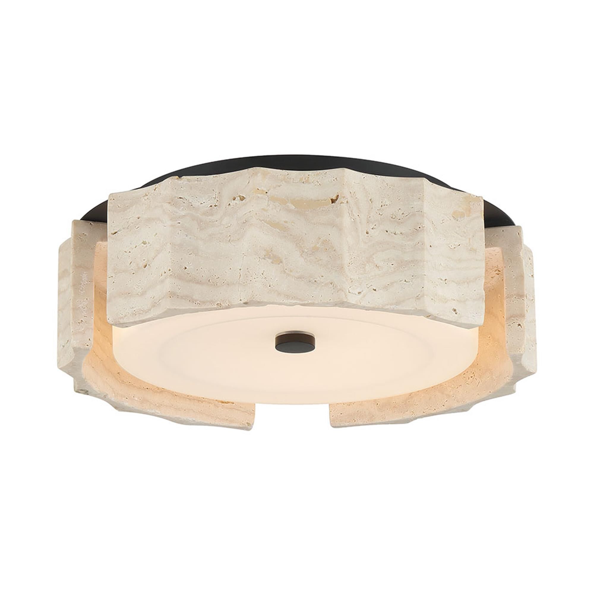 Shown in Matte Black finish and Opal Etched glass