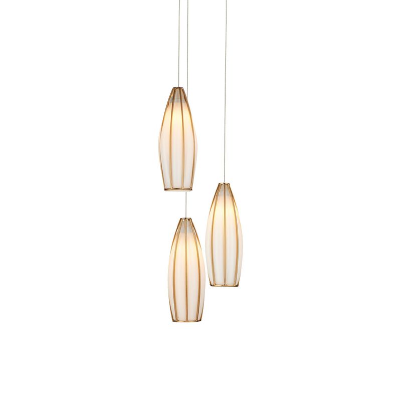 Parish 8 Inch Multi Light Pendant by Currey and Company