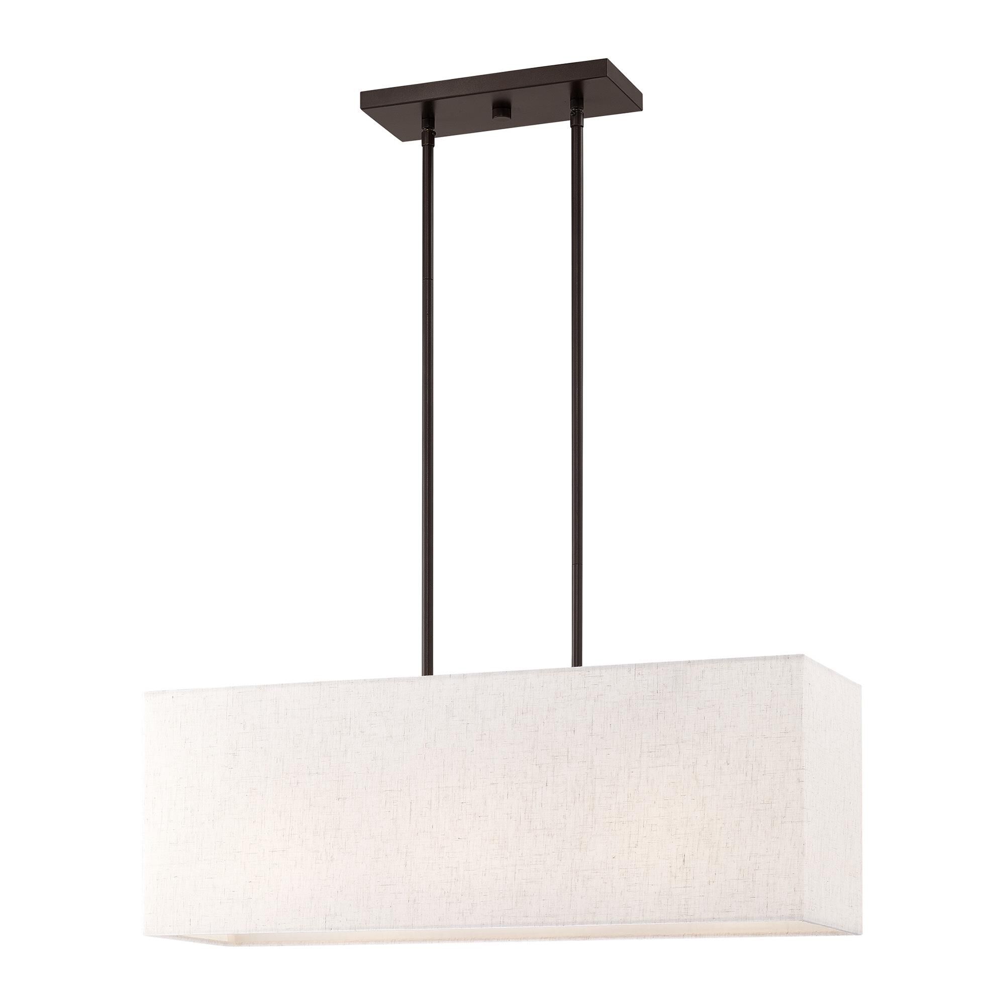 Summit 28 Inch 3 Light Linear Suspension Light by Livex Lighting