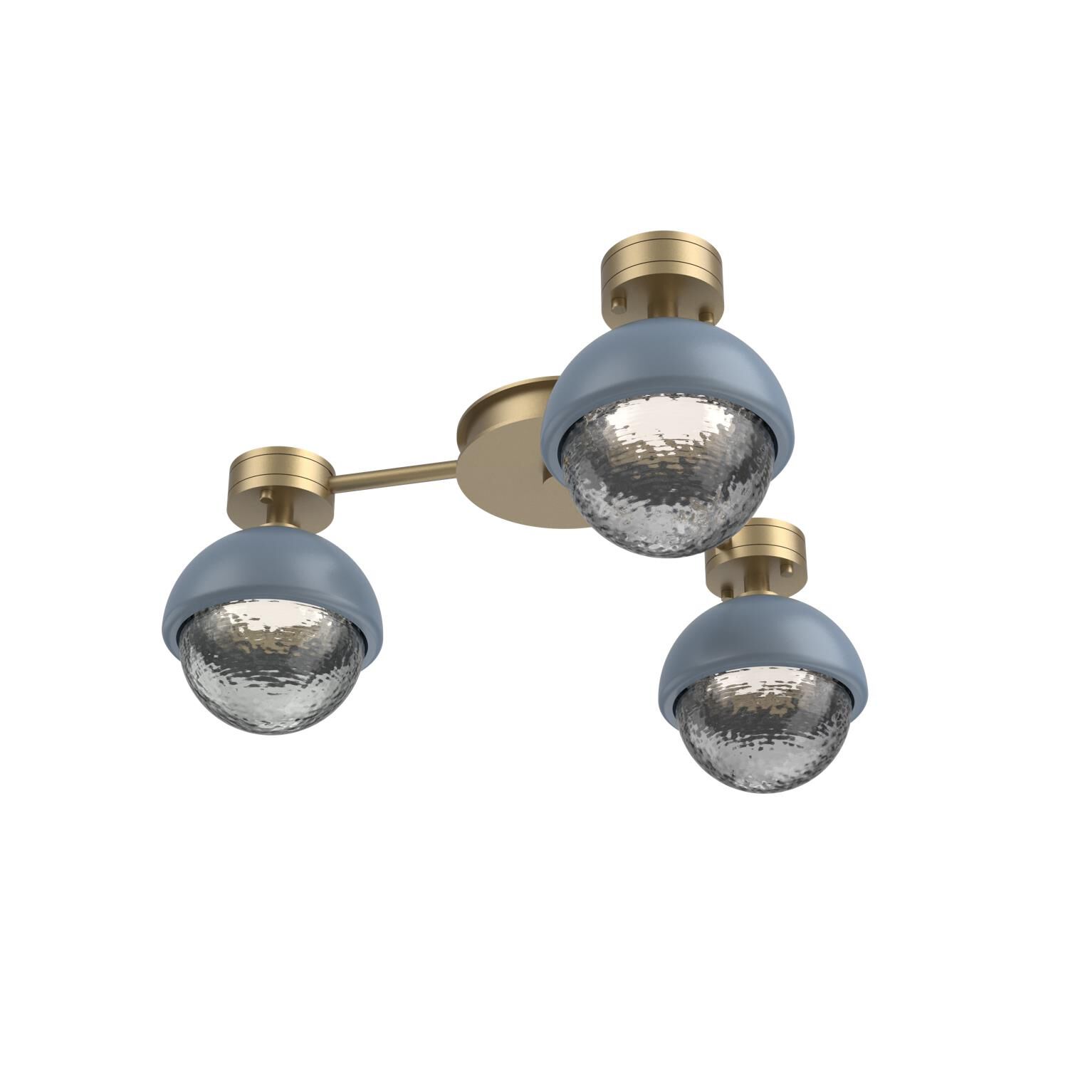 Levi Wilson Cabochon 23 Inch Flush Mount by Hammerton Studio