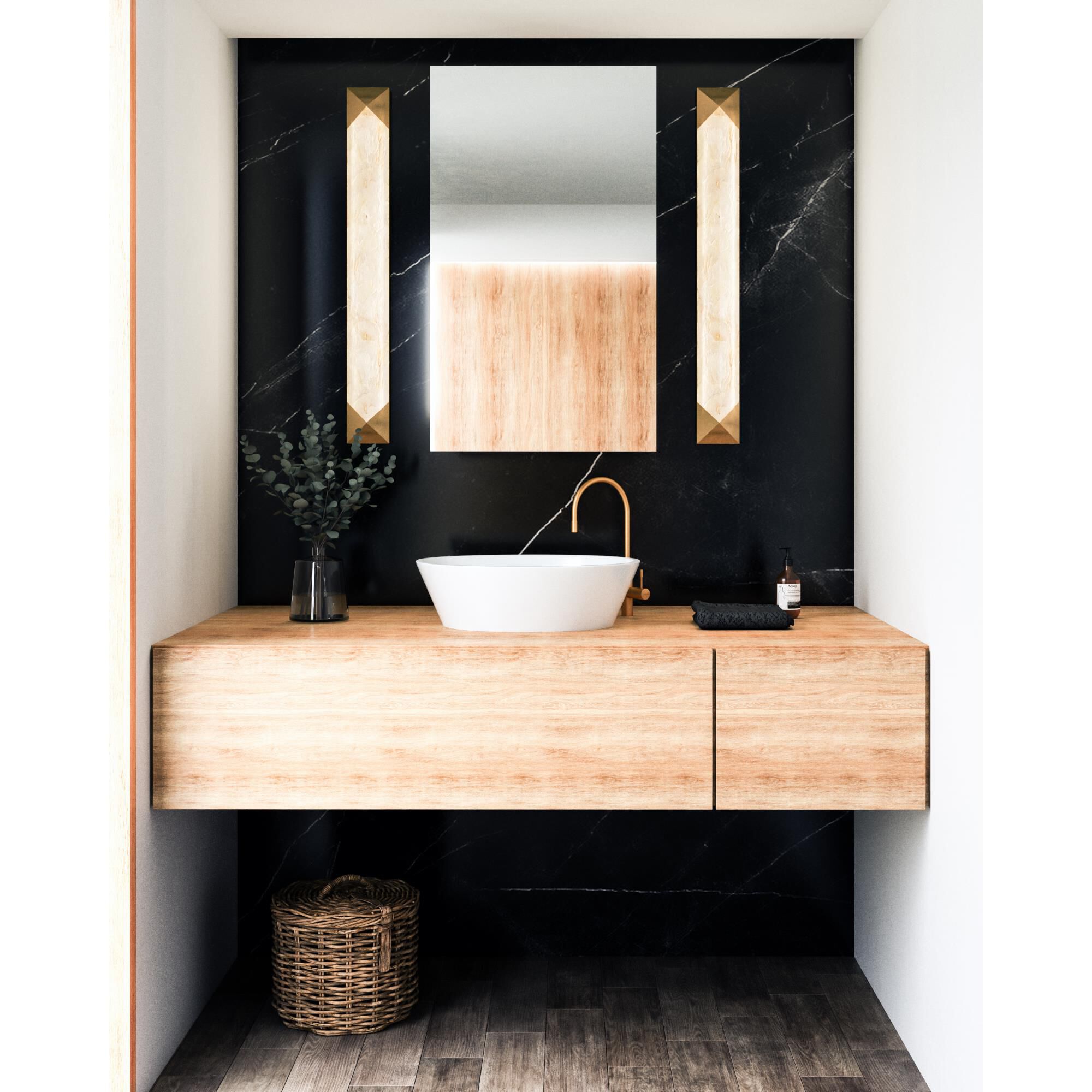 Alan Pepin Caesar 25 Inch LED Bath Vanity Light | Capitol Lighting